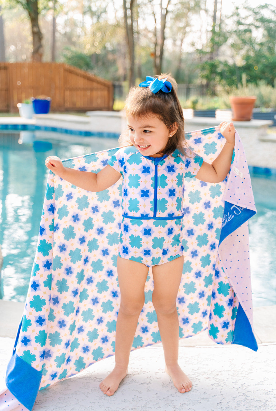 Rash Guard Swimsuit - Short Sleeve | Mod Petal (Pre-Order)