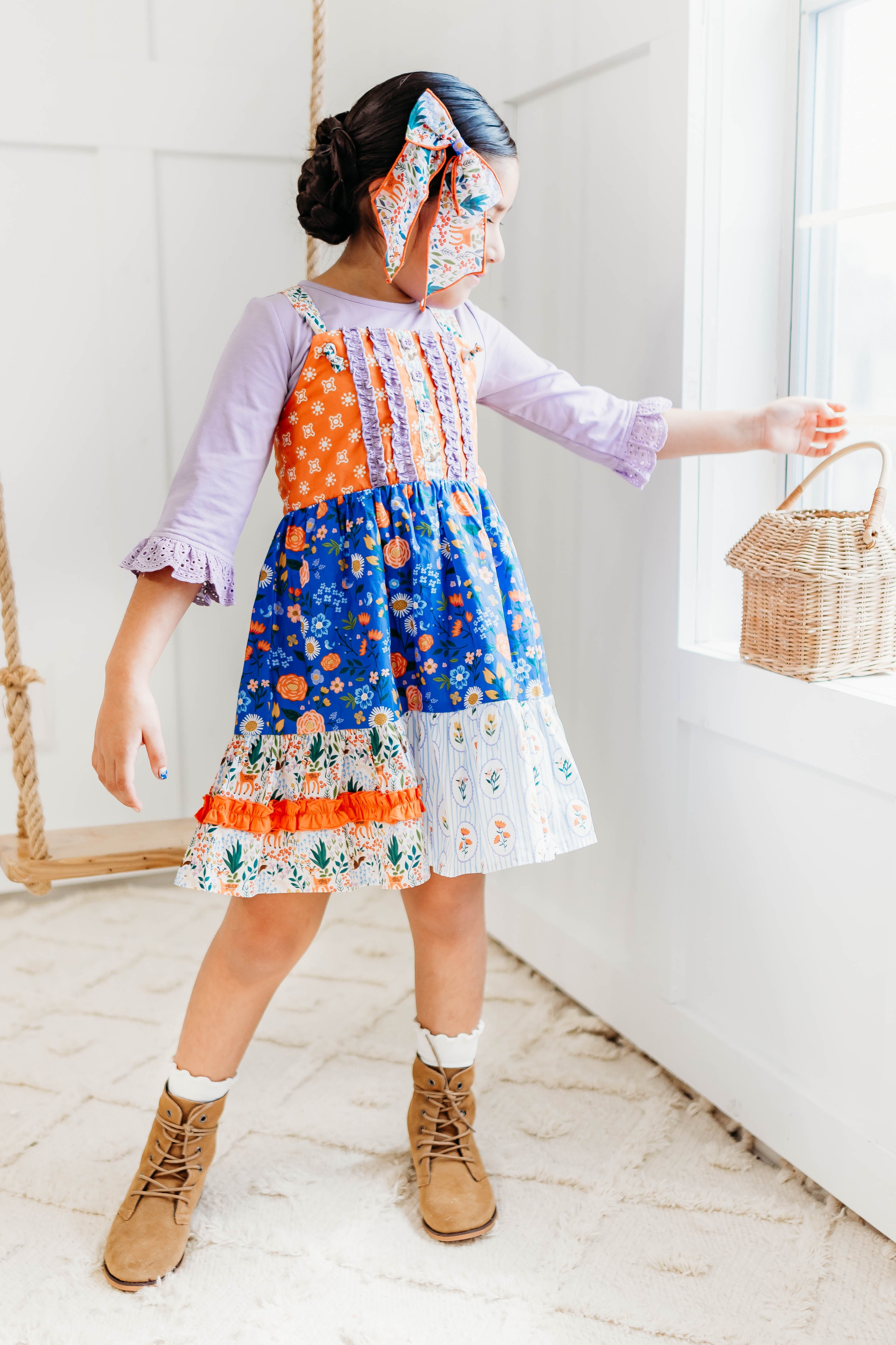 Lavender Fields Ruffle Eyelet Tee