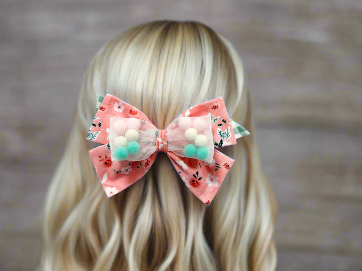 Cottontail Springs Pom Bow (Pre-Order)