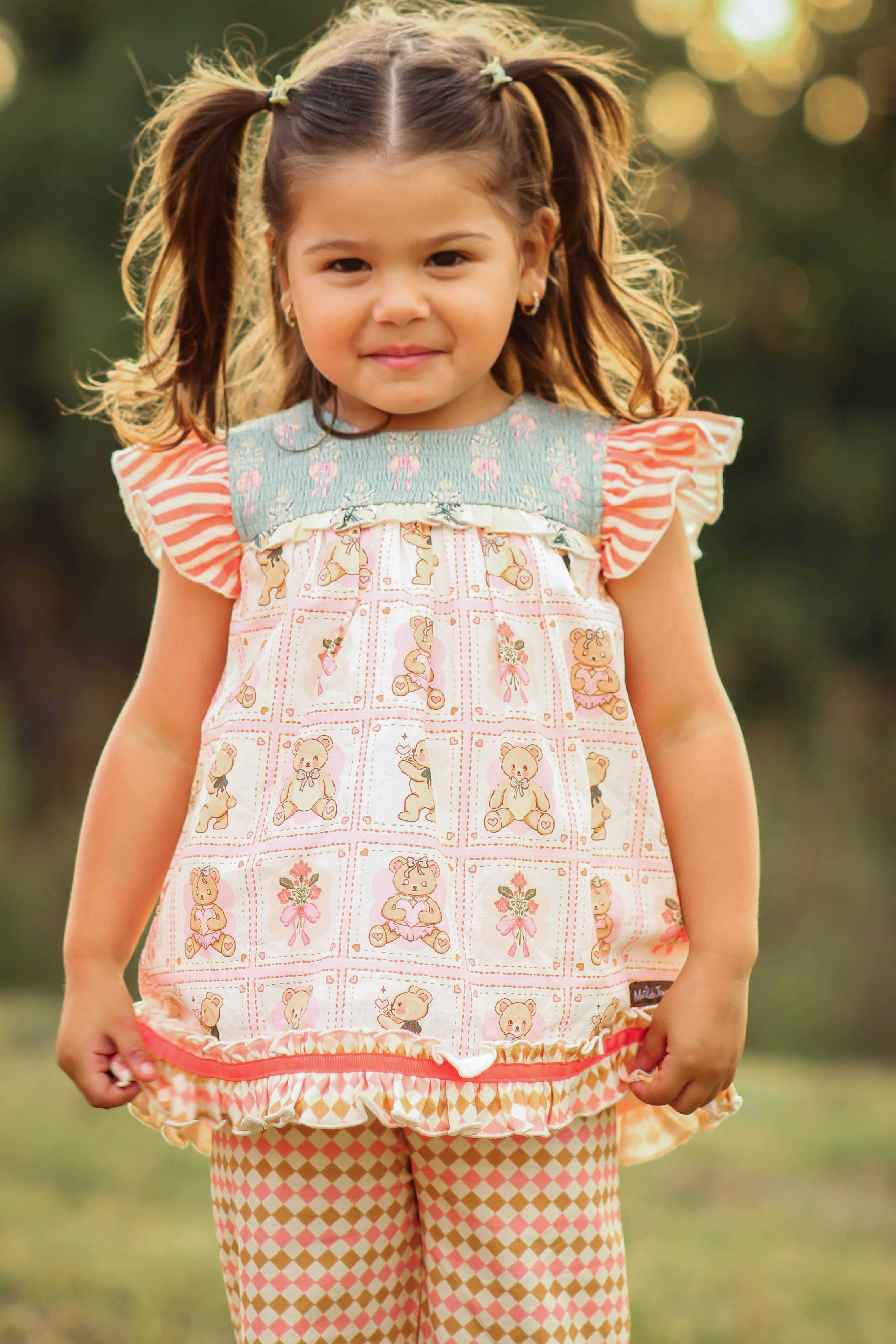 Beary Blossoms Tunic