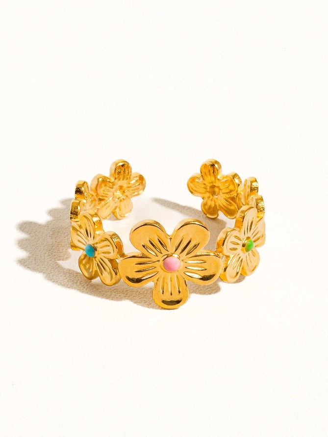 Golden Bloom Ring