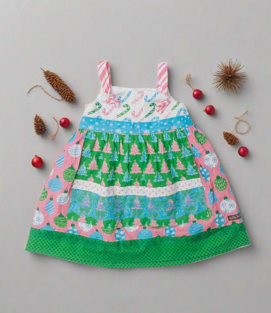 Matilda Jane Holly Days outlet Knot Dress set 4 Christmas