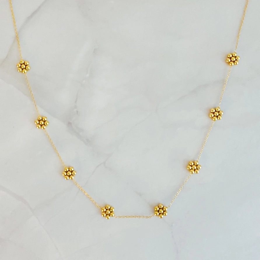 Golden Daisy Necklace