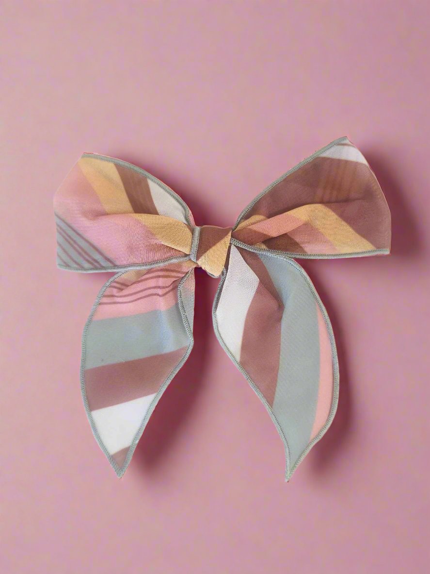 Woodland Plaid Sheer Bow