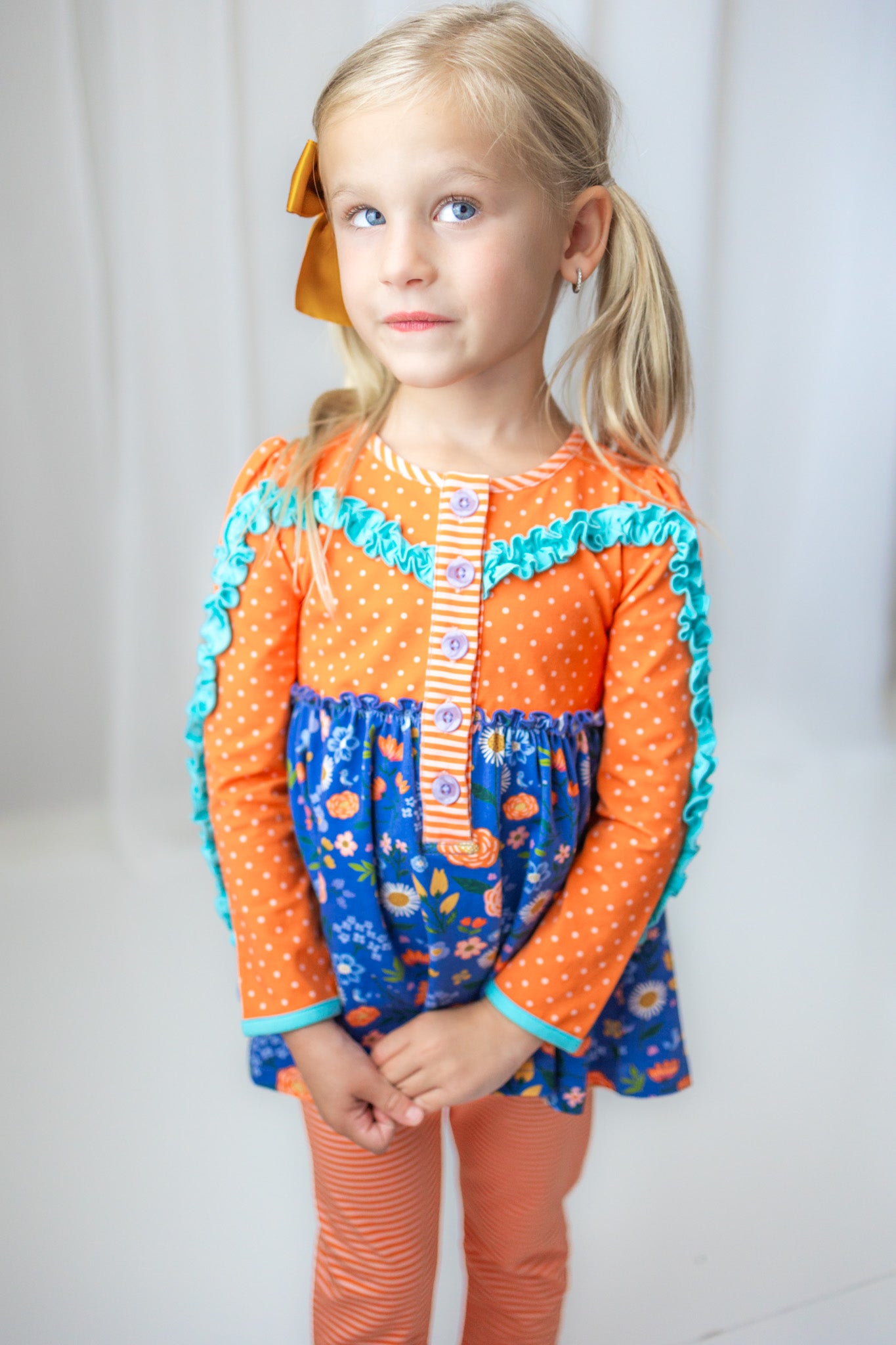 Harvest Horizon Tunic – Matilda Jane Clothing matilda-jane-clothing-child-size-6-12-months-multi-color-dress-girls