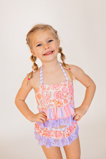 Smocked Swimsuit | Sandcastle Shores