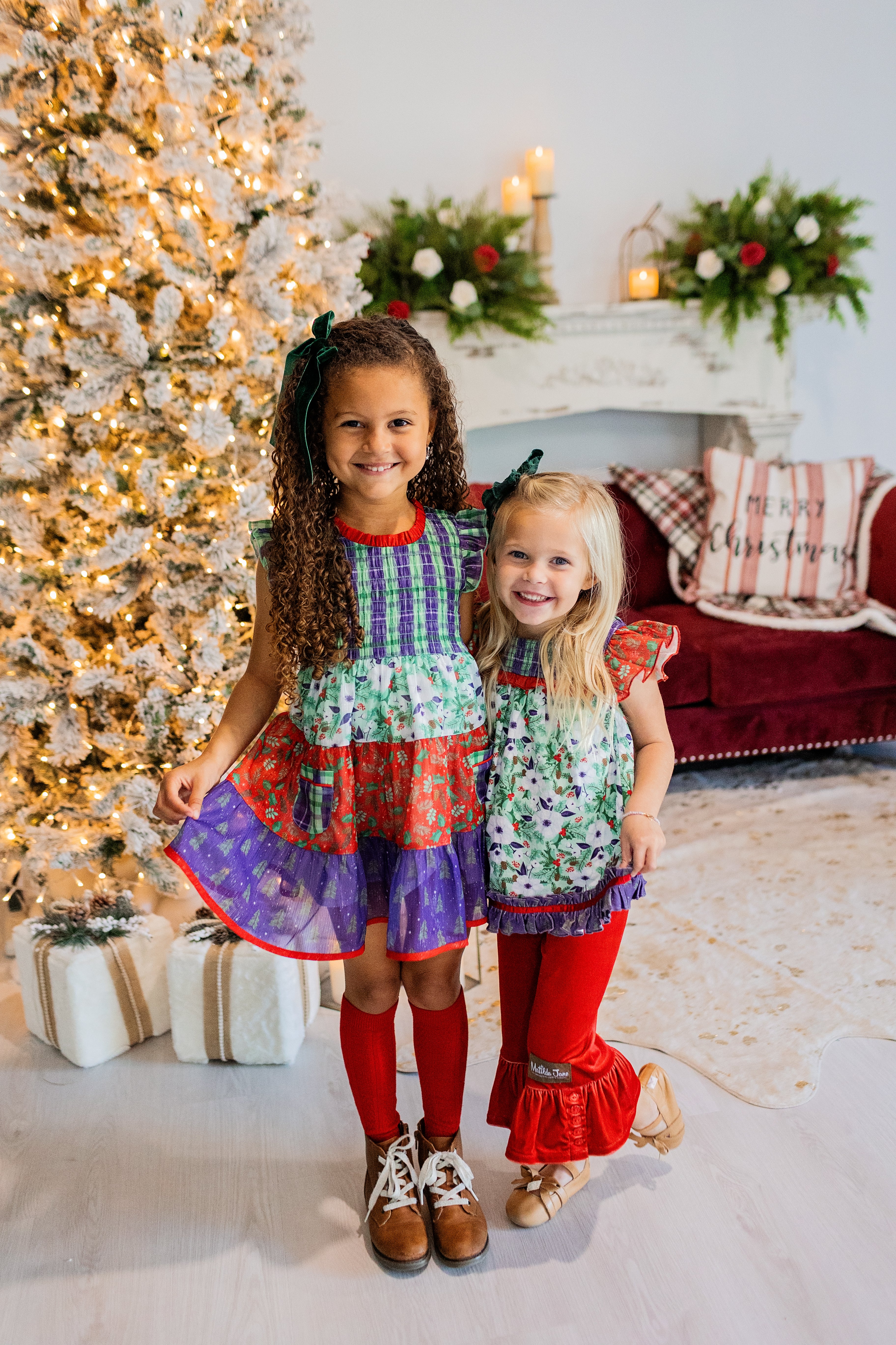 Festive Little Wonders Shimmer Dress