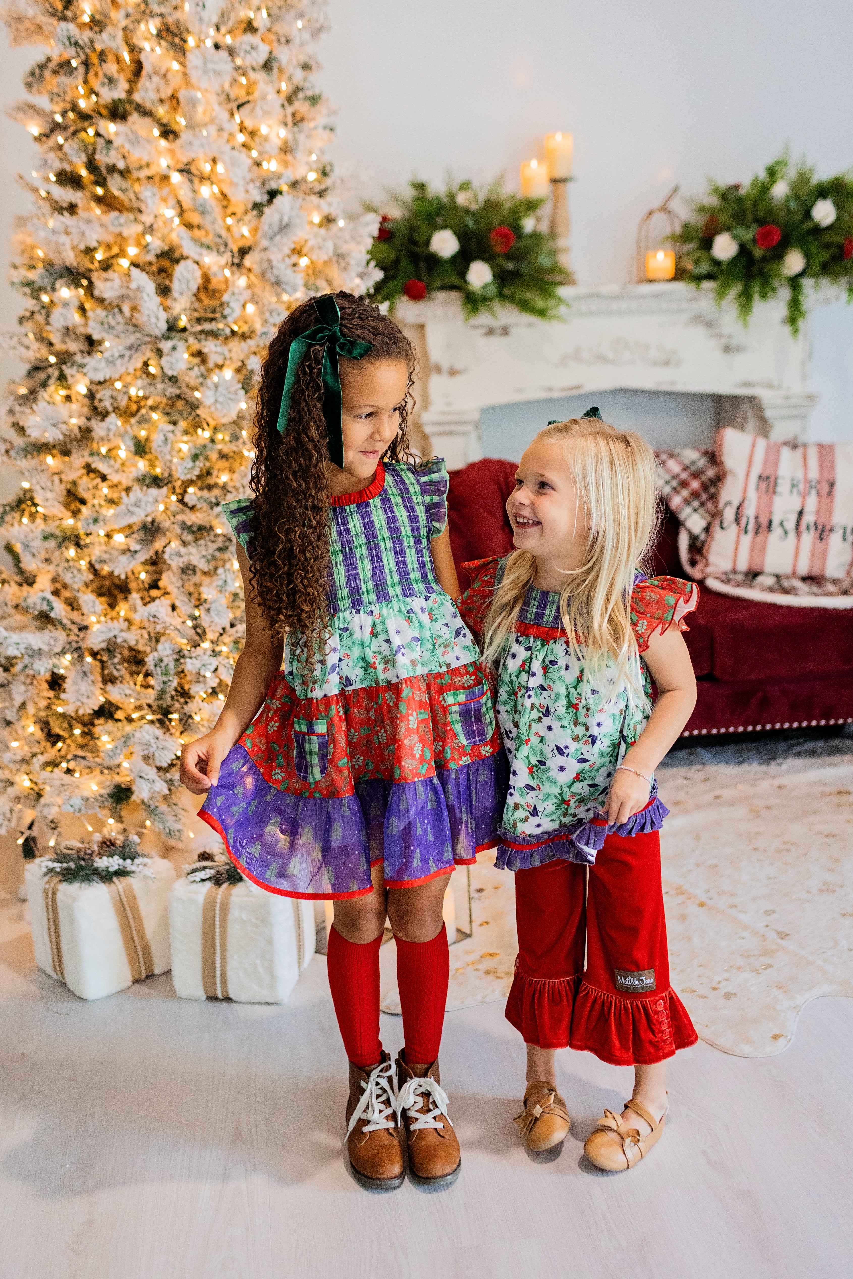 Festive Little Wonders Shimmer Dress