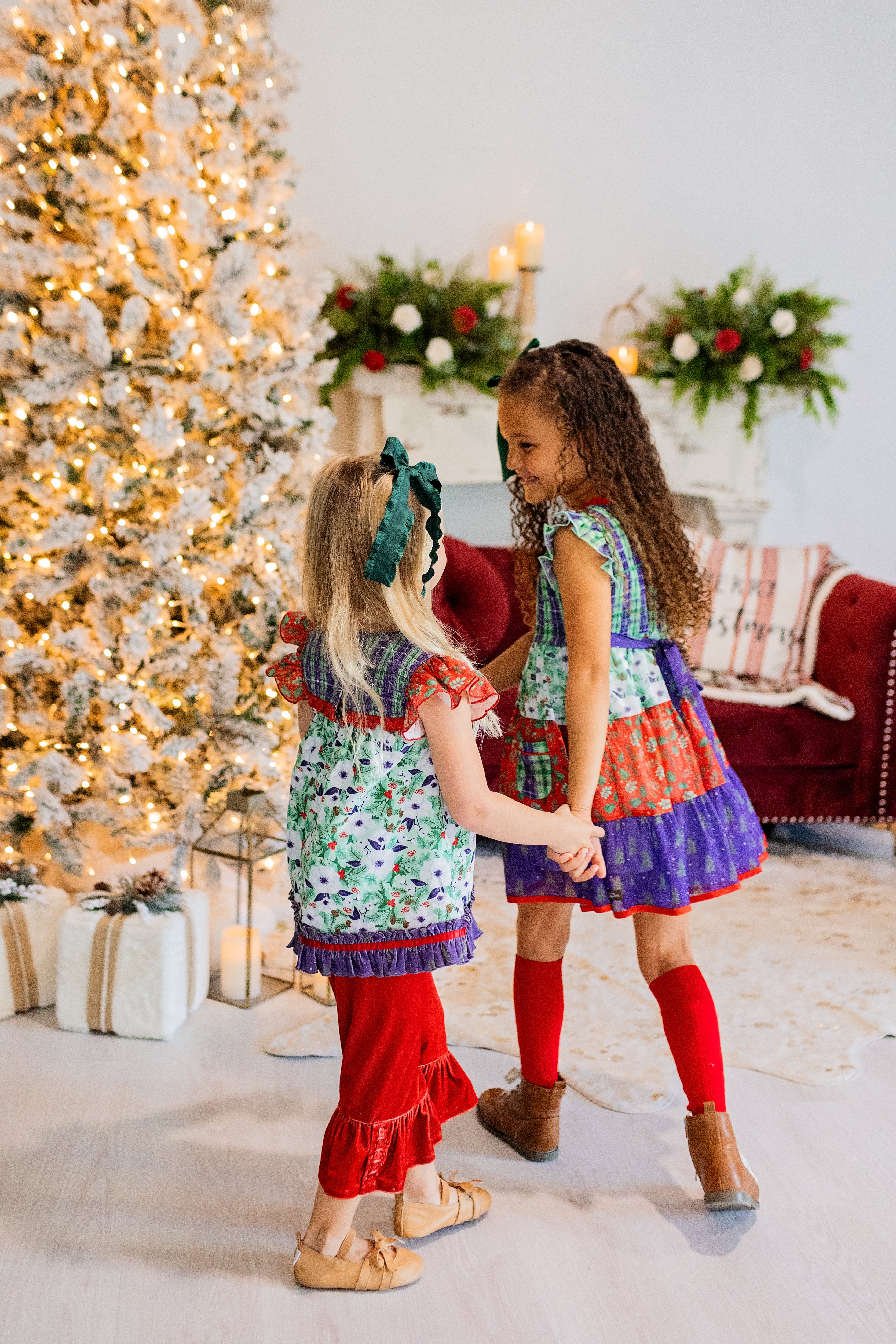 Festive Little Wonders Shimmer Dress