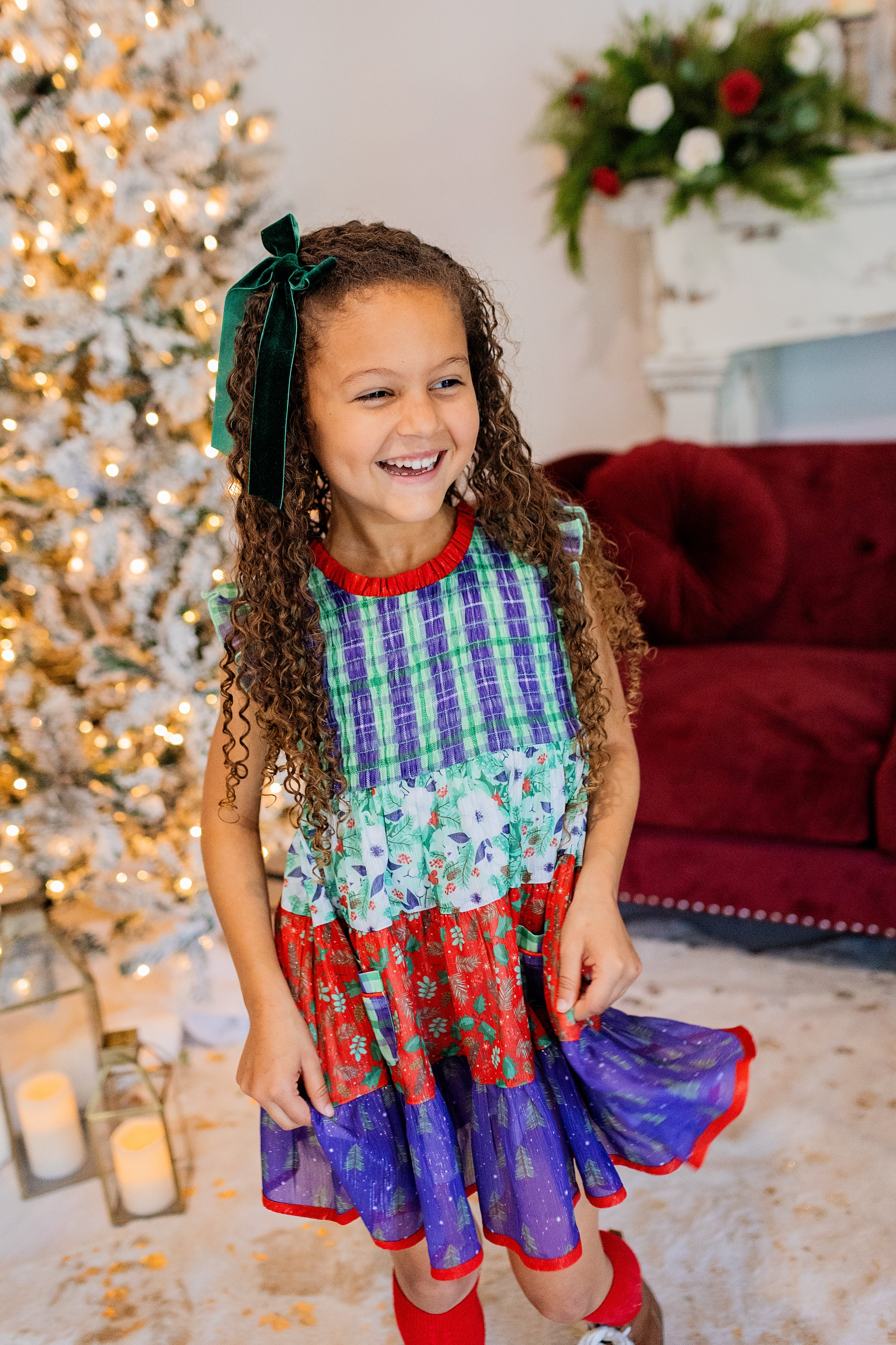 Festive Little Wonders Shimmer Dress