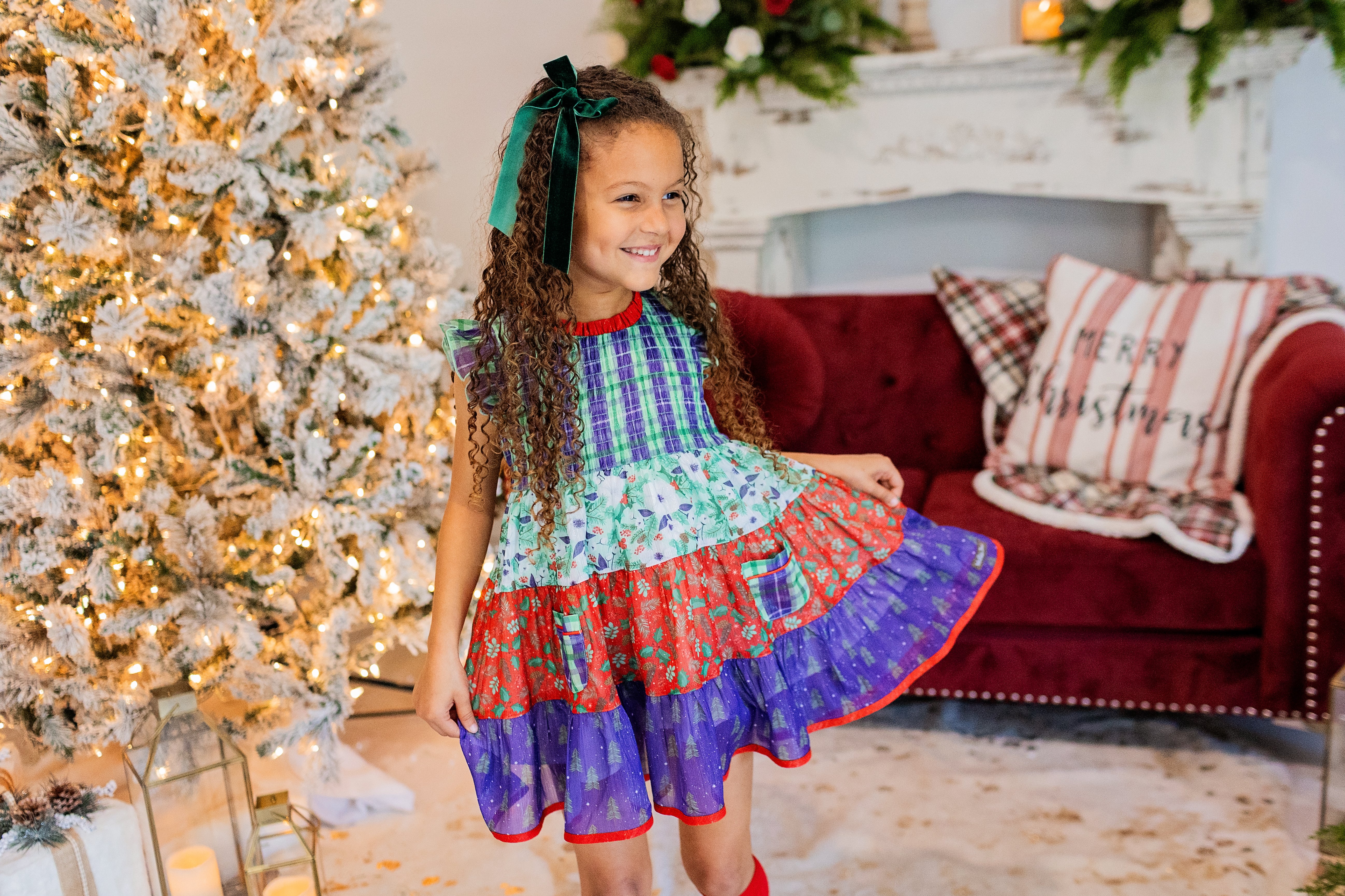 Festive Little Wonders Shimmer Dress