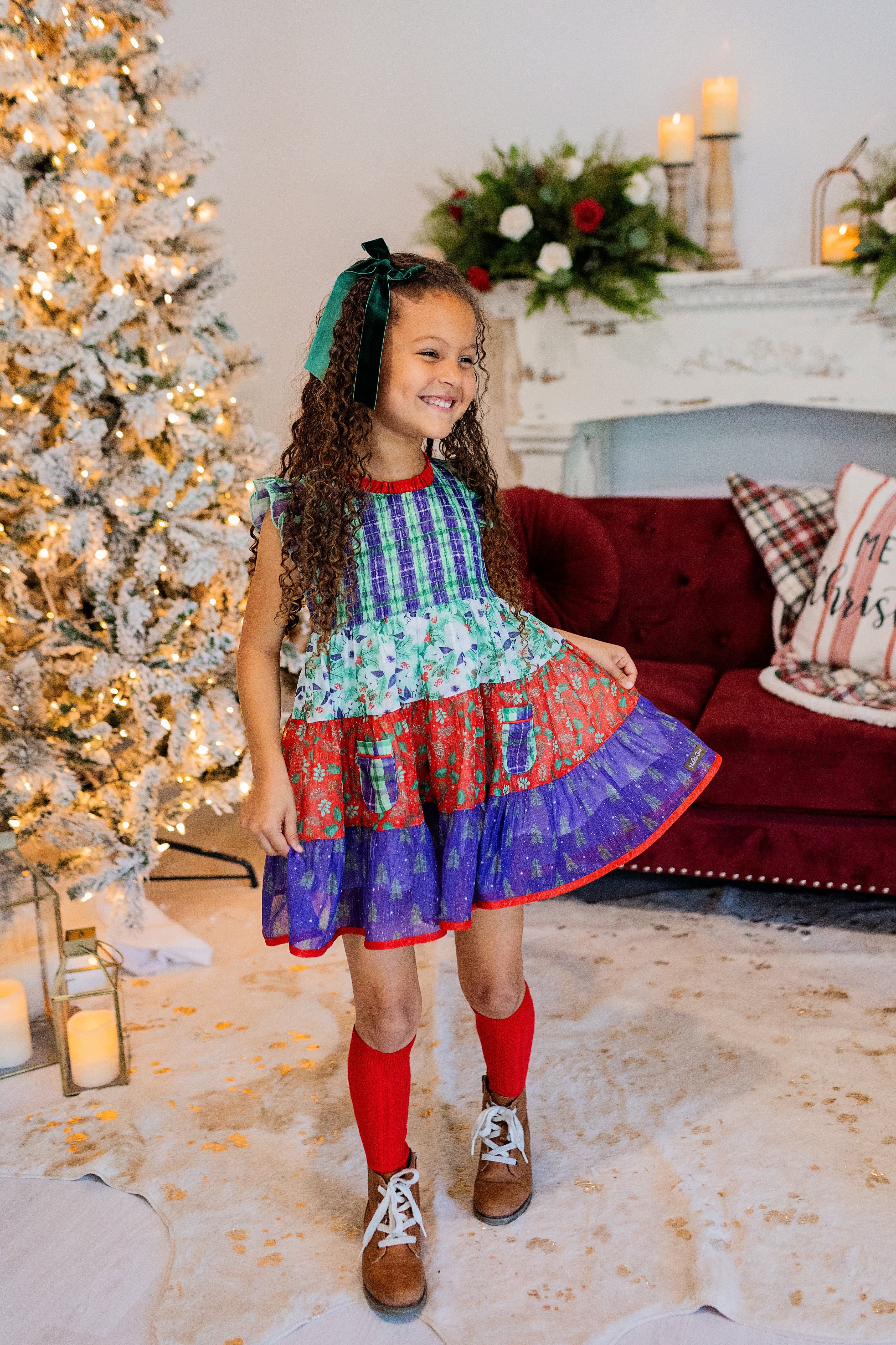 Festive Little Wonders Shimmer Dress