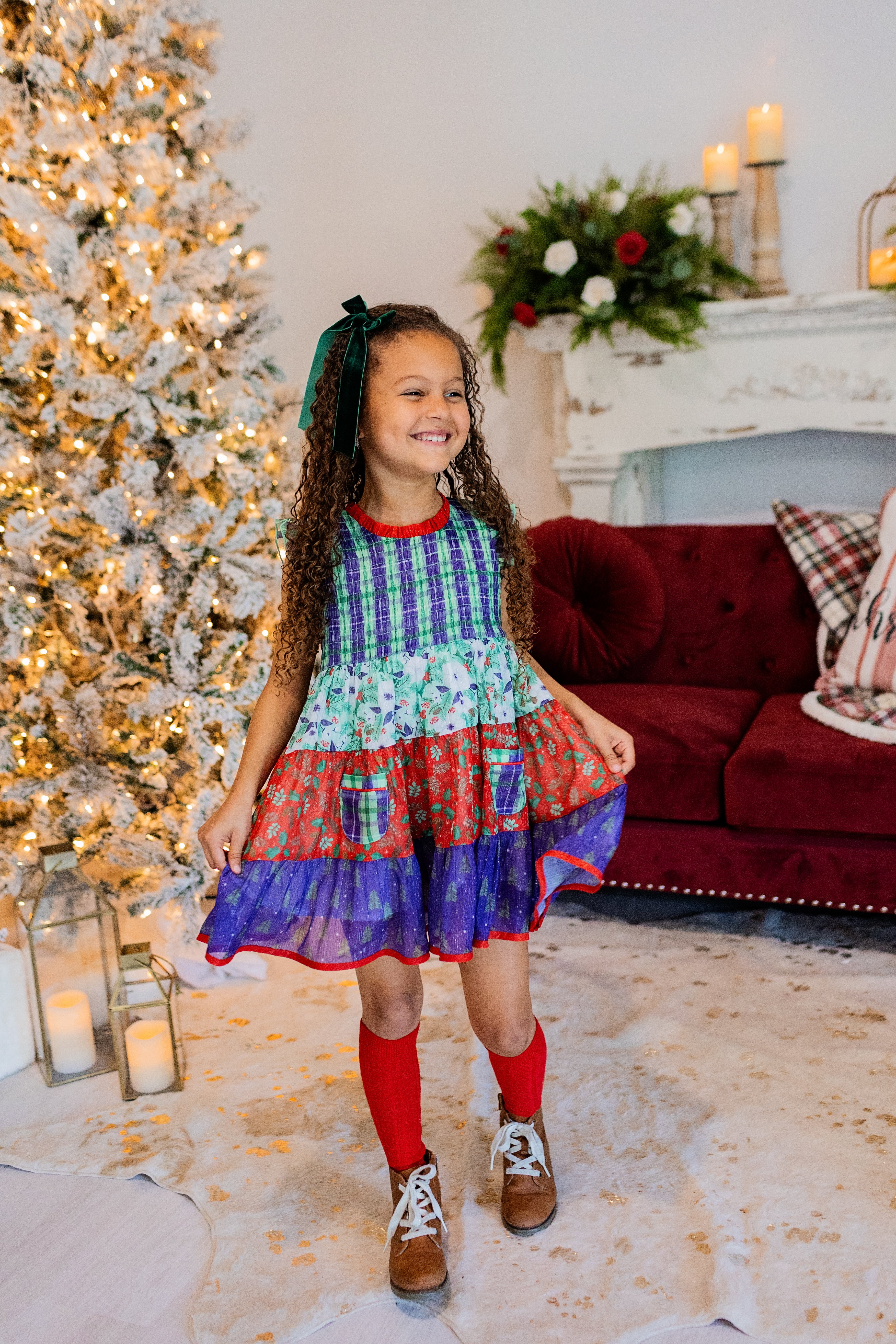 Festive Little Wonders Shimmer Dress