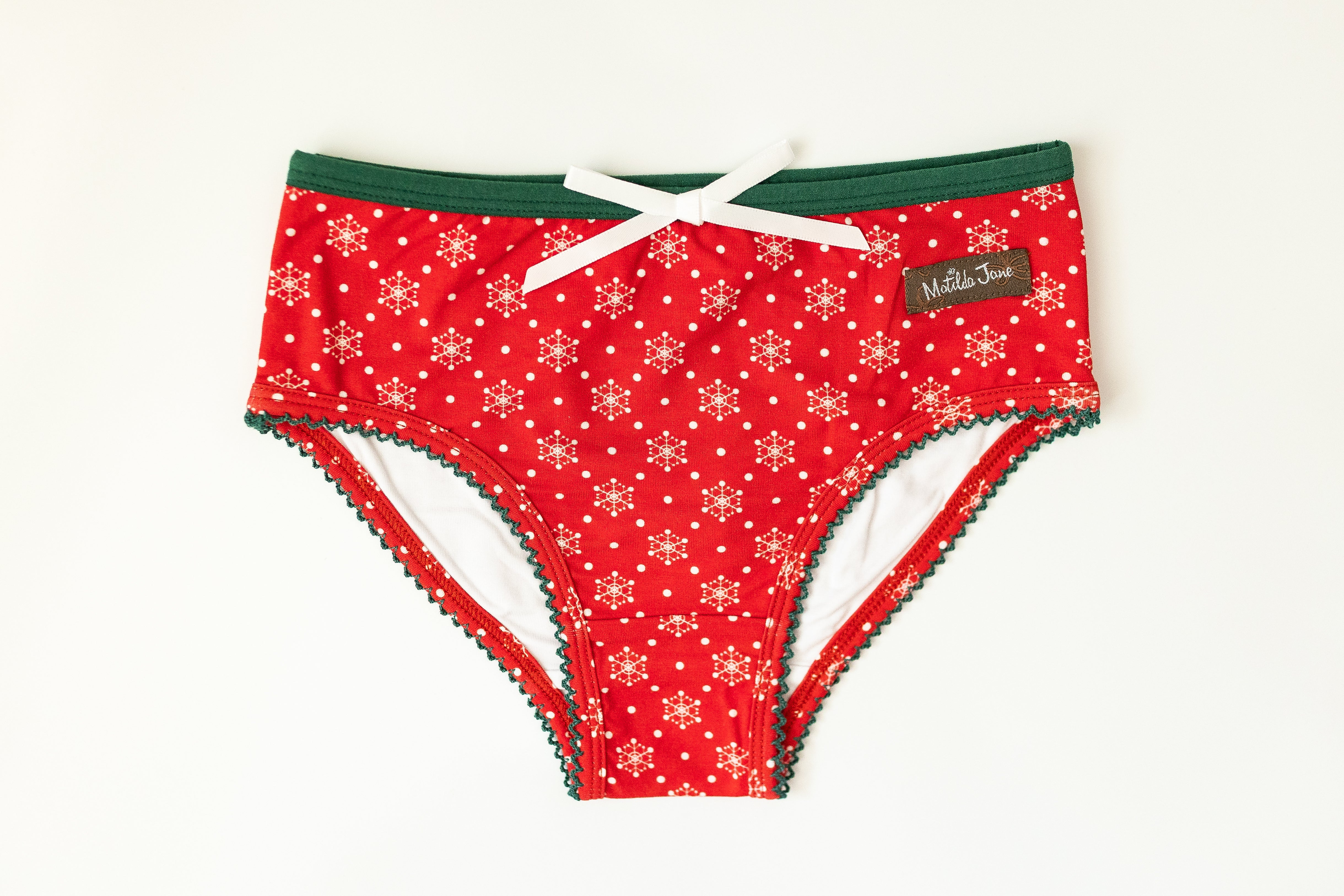 Girls Bikini Brief Underwear | Mistletoe Magic (Set of 3) (PRE-ORDER)