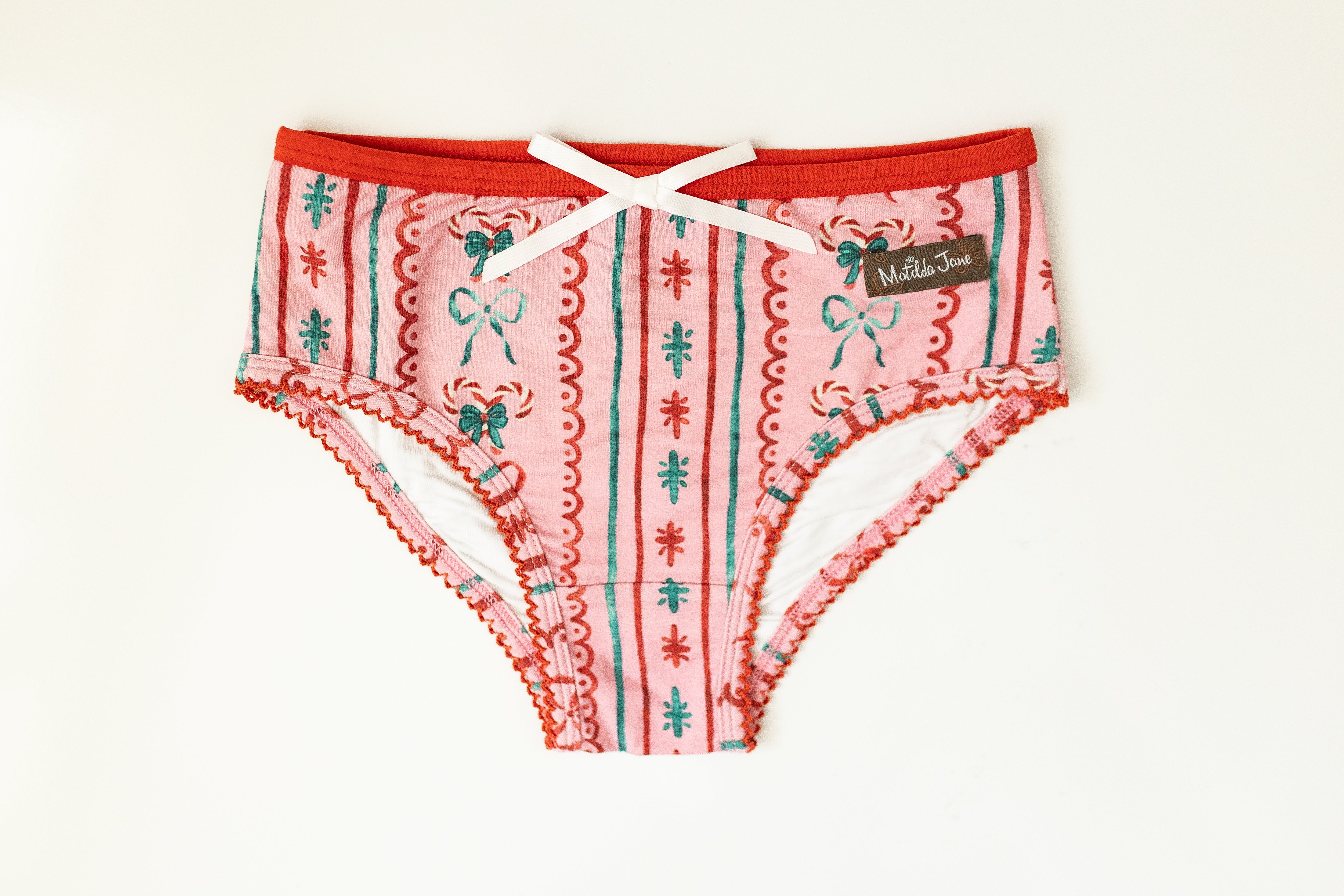 Girls Bikini Brief Underwear | Mistletoe Magic (Set of 3) (PRE-ORDER)