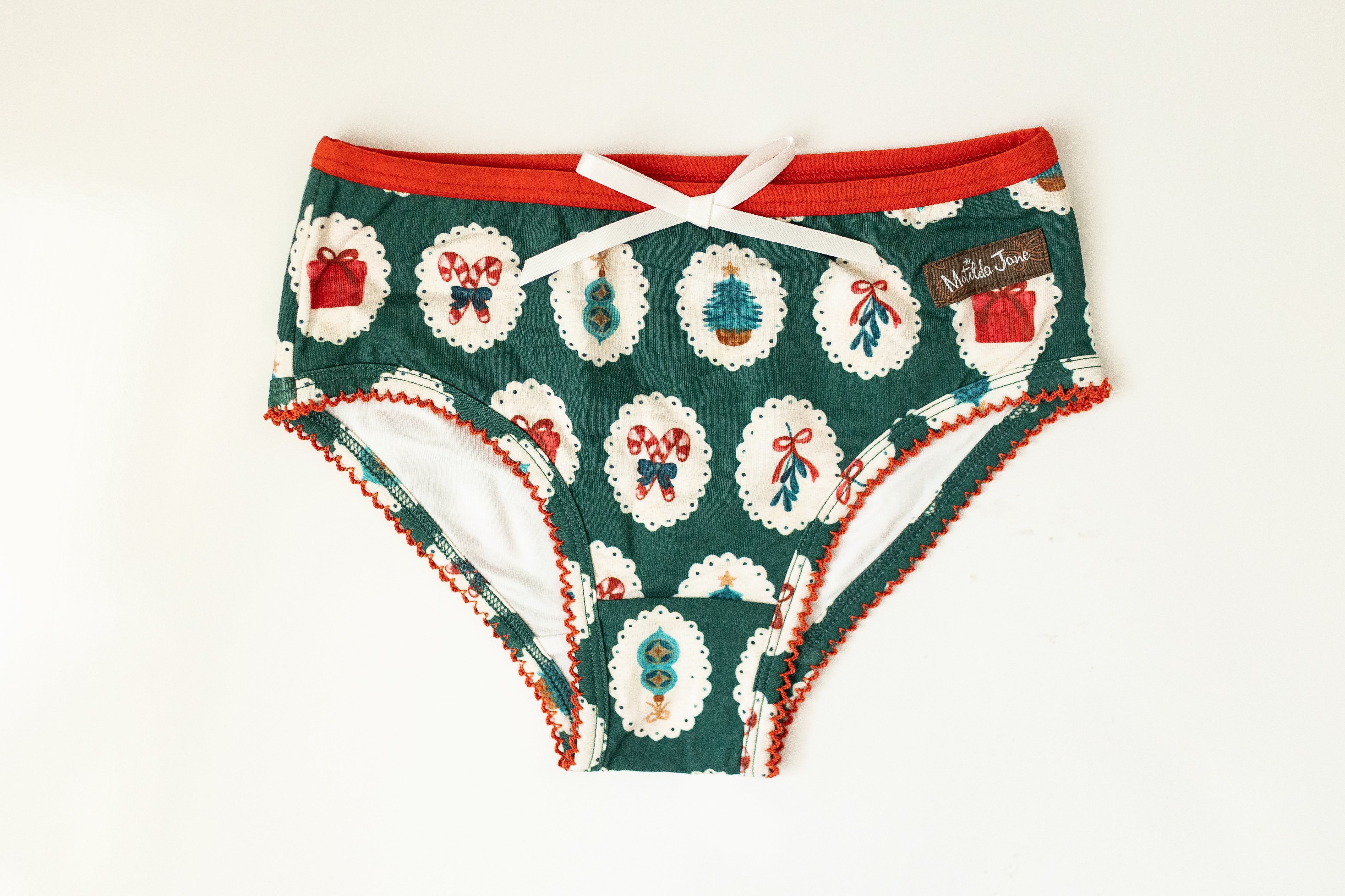 Girls Bikini Brief Underwear | Mistletoe Magic (Set of 3) (PRE-ORDER)