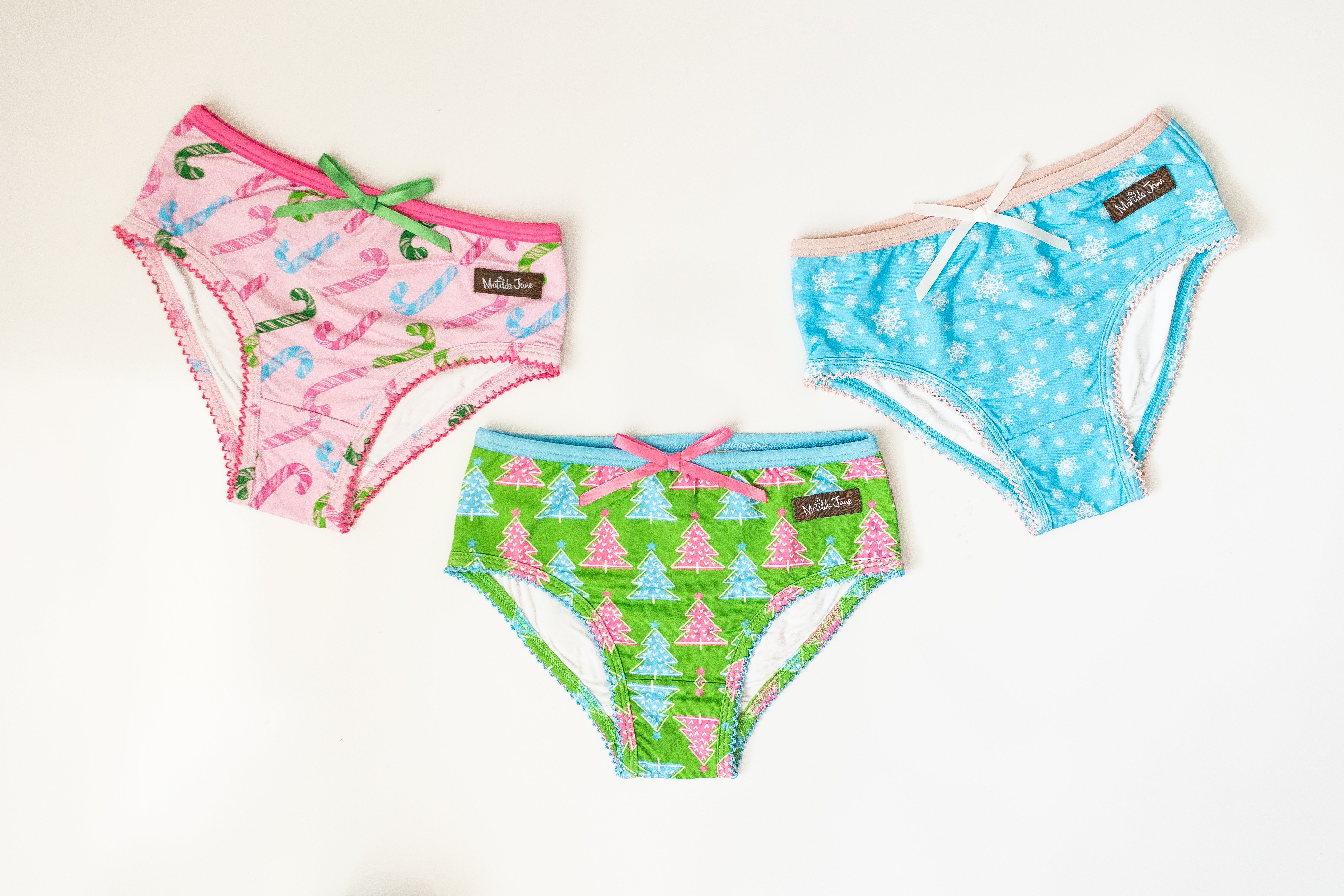 Girls Bikini Brief Underwear | Twinkle & Tinsel (Set of 3) (PRE-ORDER)