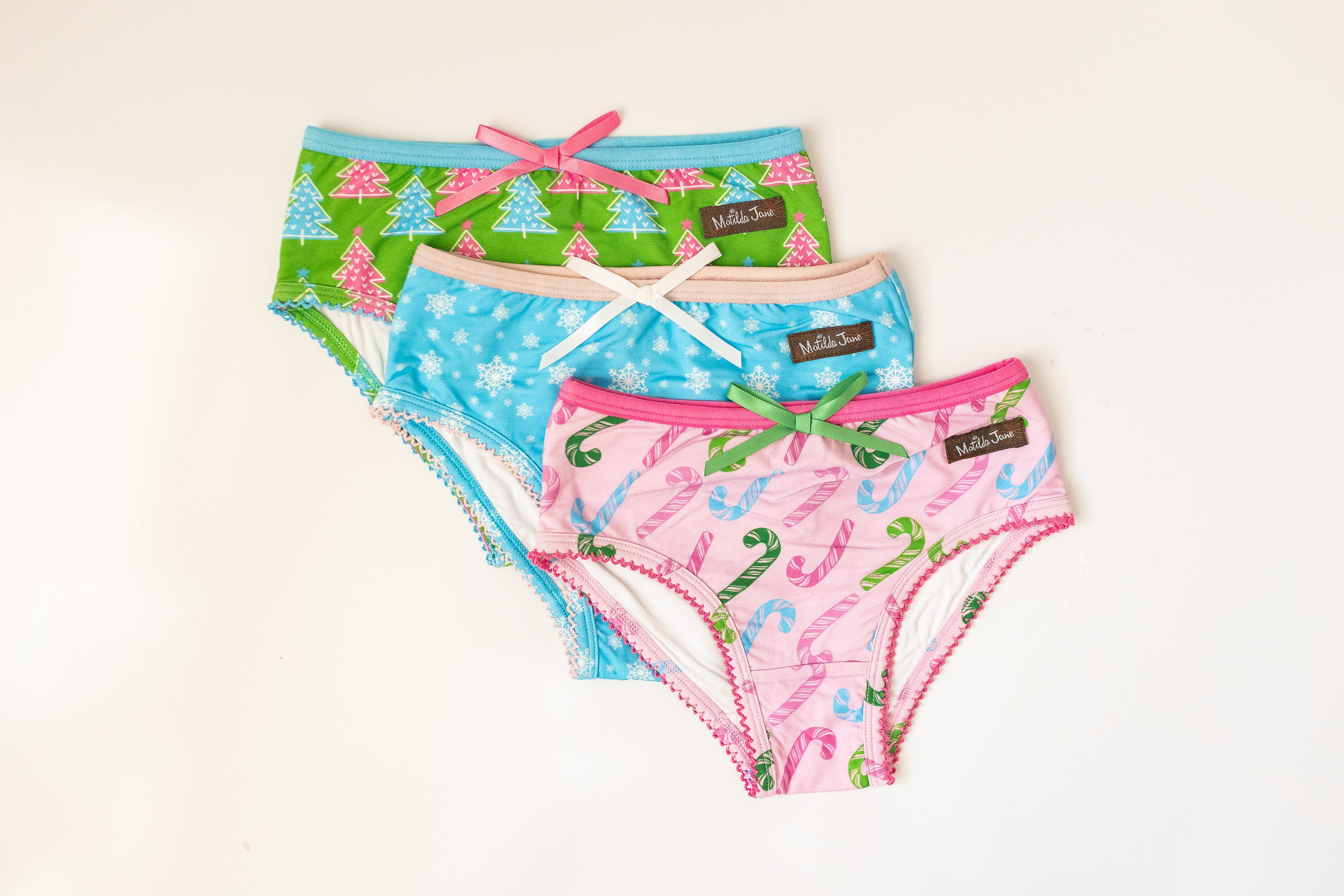 Girls Bikini Brief Underwear | Twinkle & Tinsel (Set of 3) (PRE-ORDER)