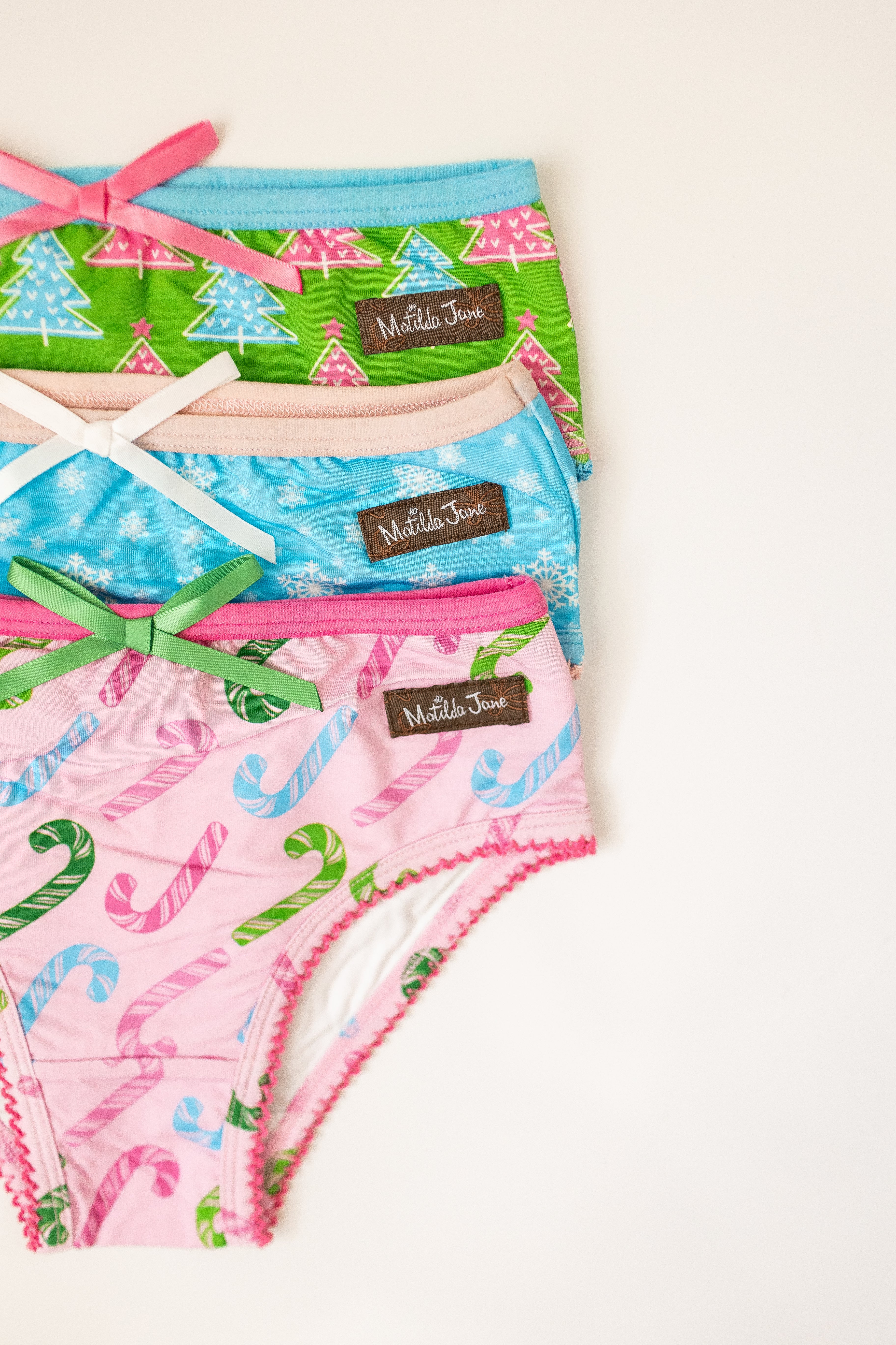 Girls Bikini Brief Underwear | Twinkle & Tinsel (Set of 3) (PRE-ORDER)