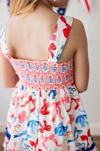Bows Over America Button Dress (Pre-Order)