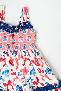 Bows Over America Button Dress (Pre-Order)