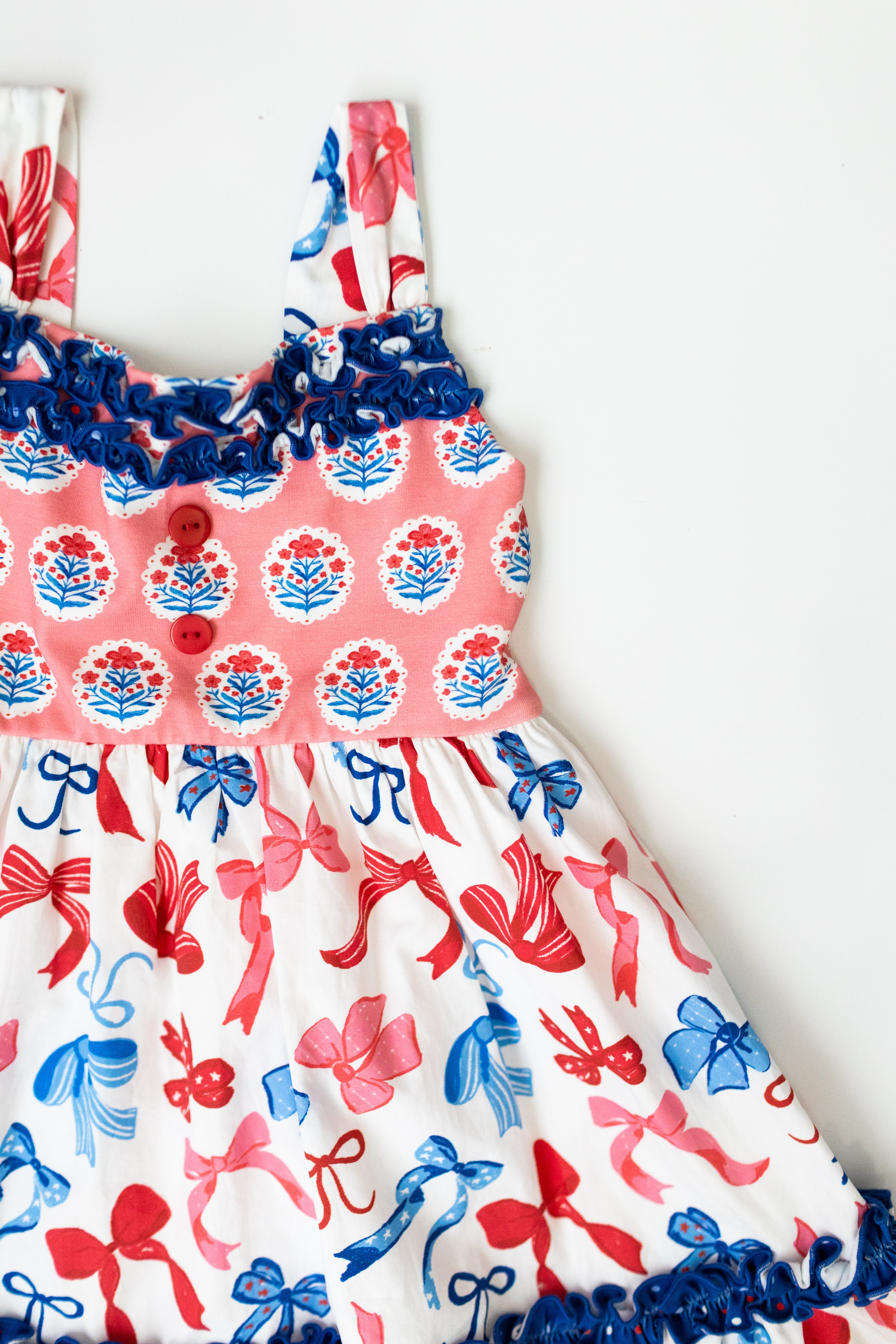 Bows Over America Button Dress (Pre-Order)