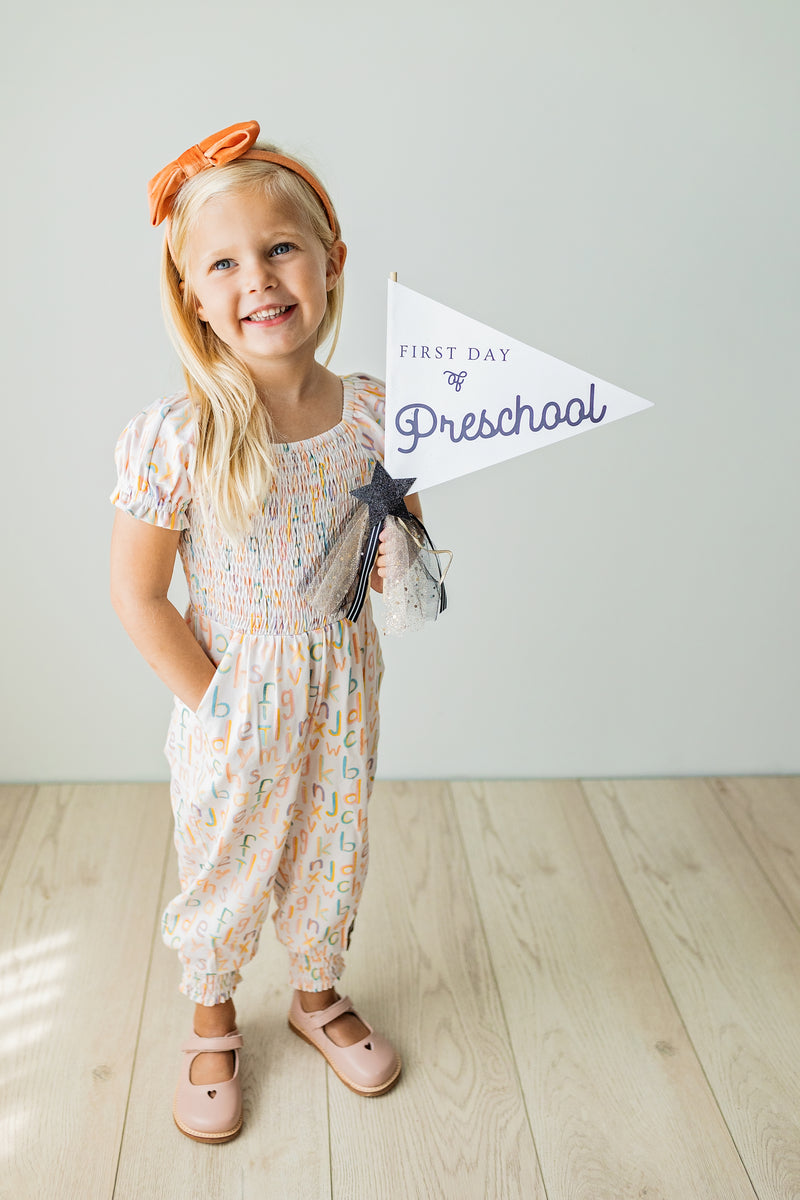 Alphabet Soup Romper