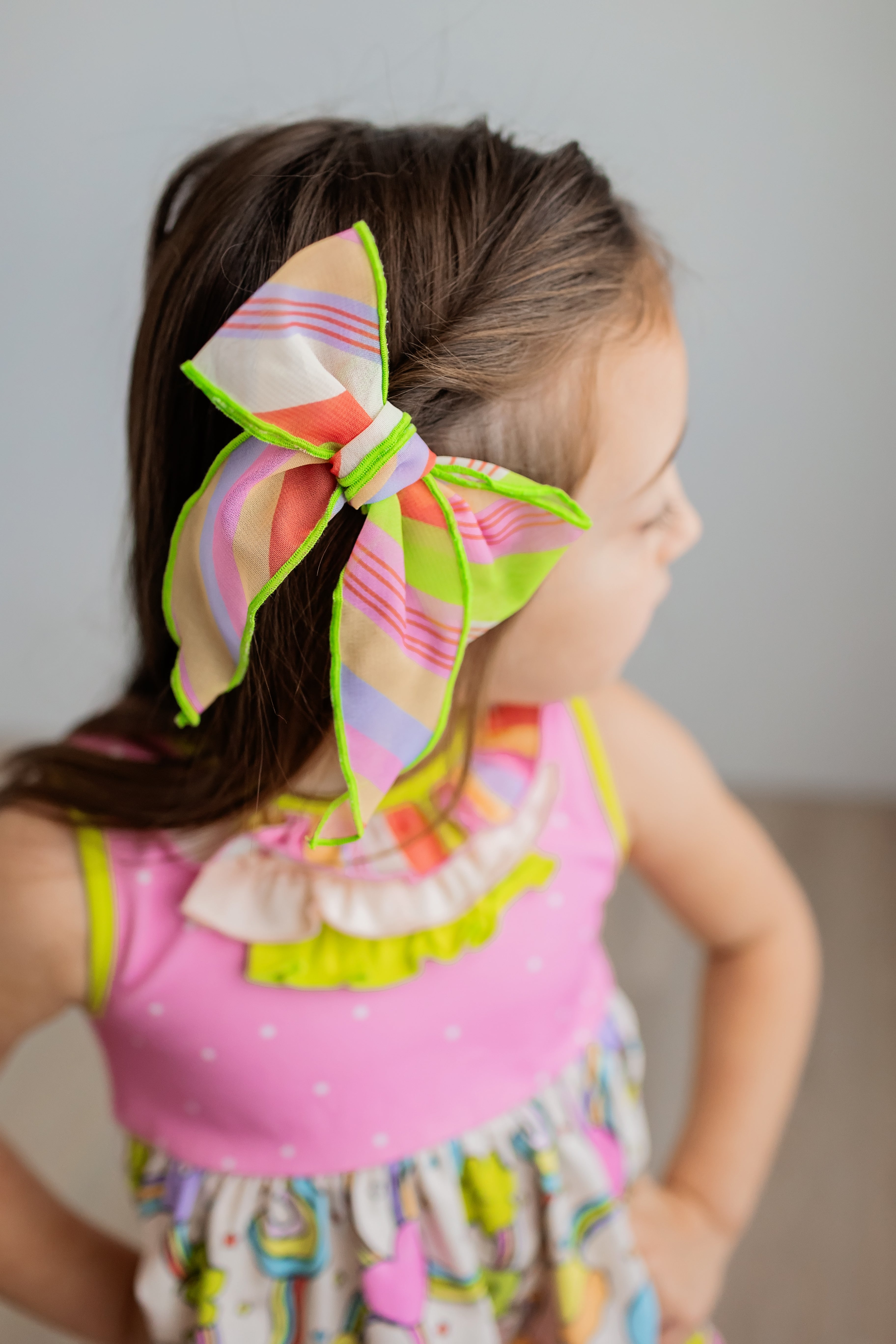 Lucky Plaid Patty Hair Bow