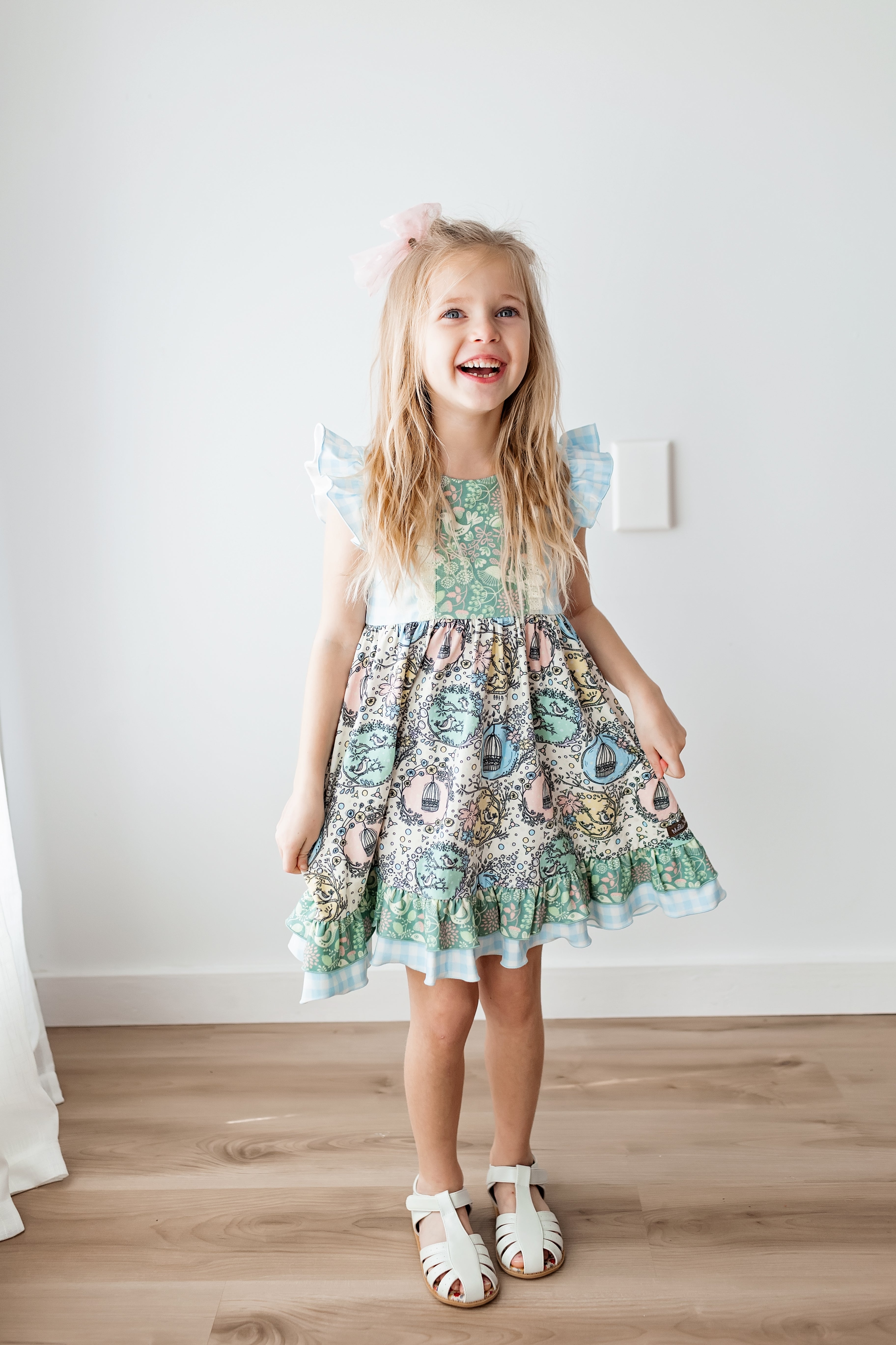 Enchanted Nest Ruffle Dress (Pre-Order)