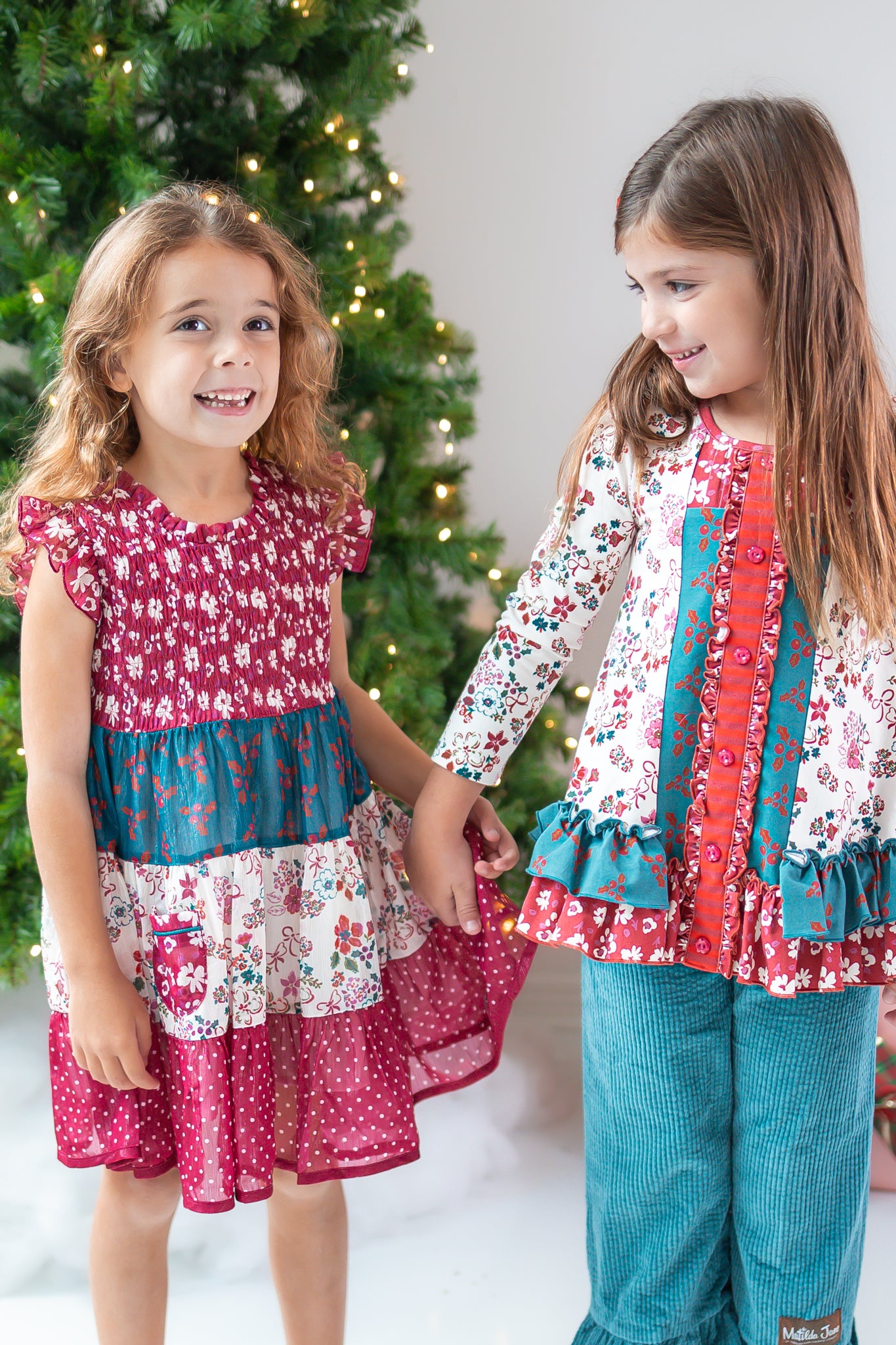 Frosted Juniper Corduroy Big Ruffles (Pre-Order)