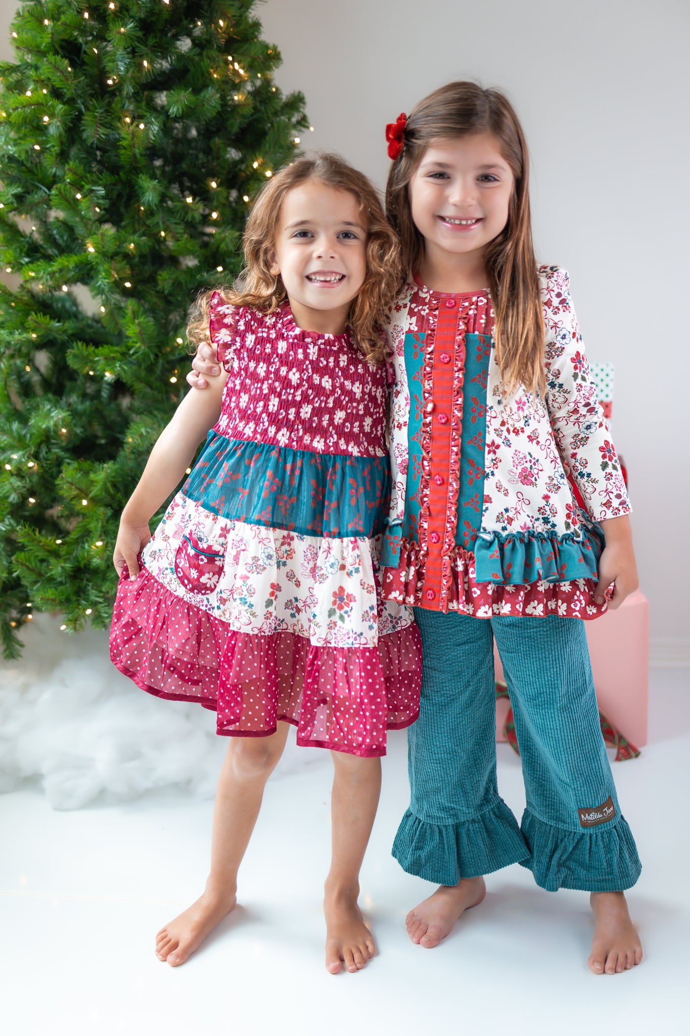 Frosted Juniper Corduroy Big Ruffles (Pre-Order)