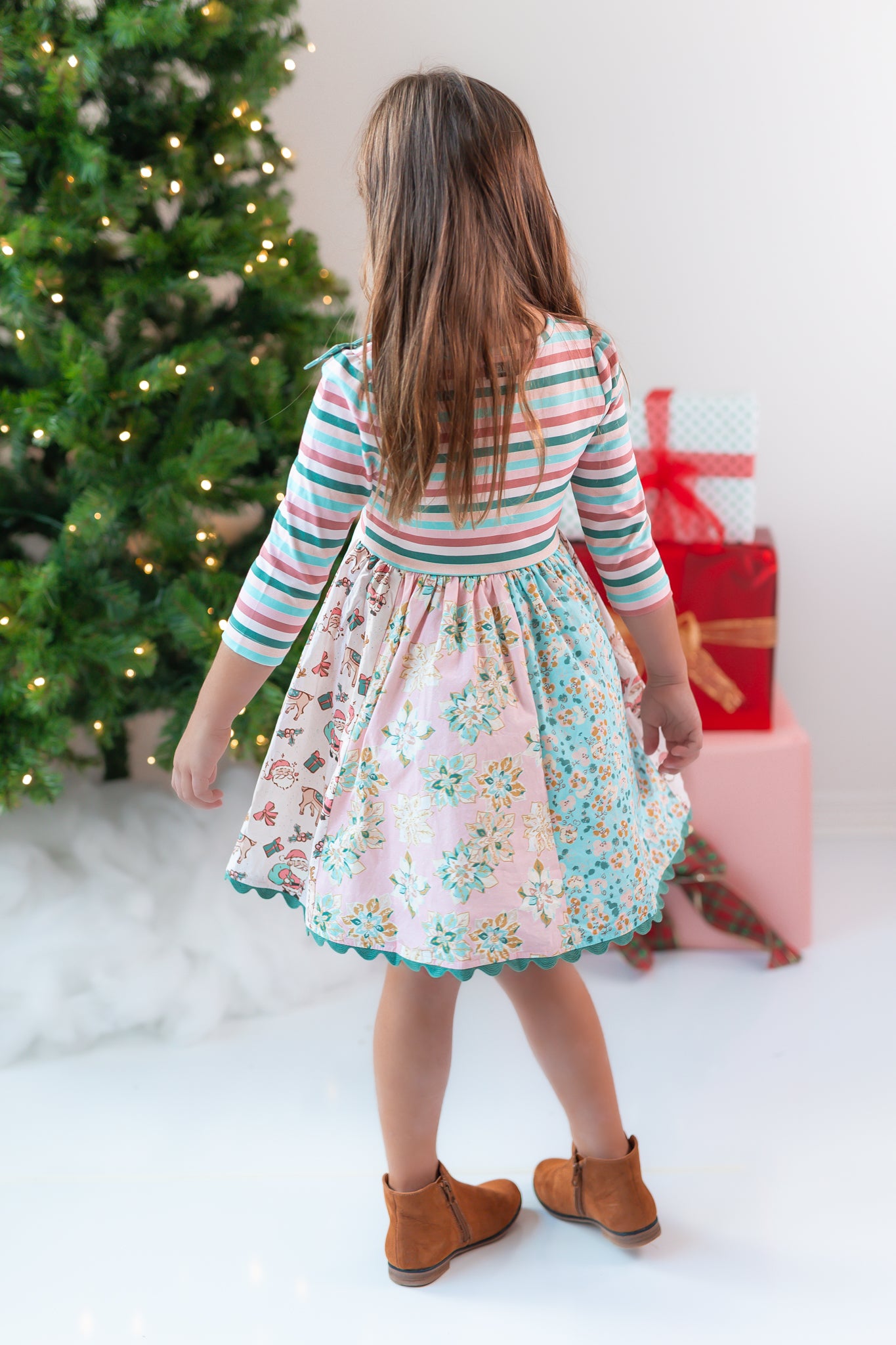 Santas Sugarplum Panel Dress (Pre-Order)