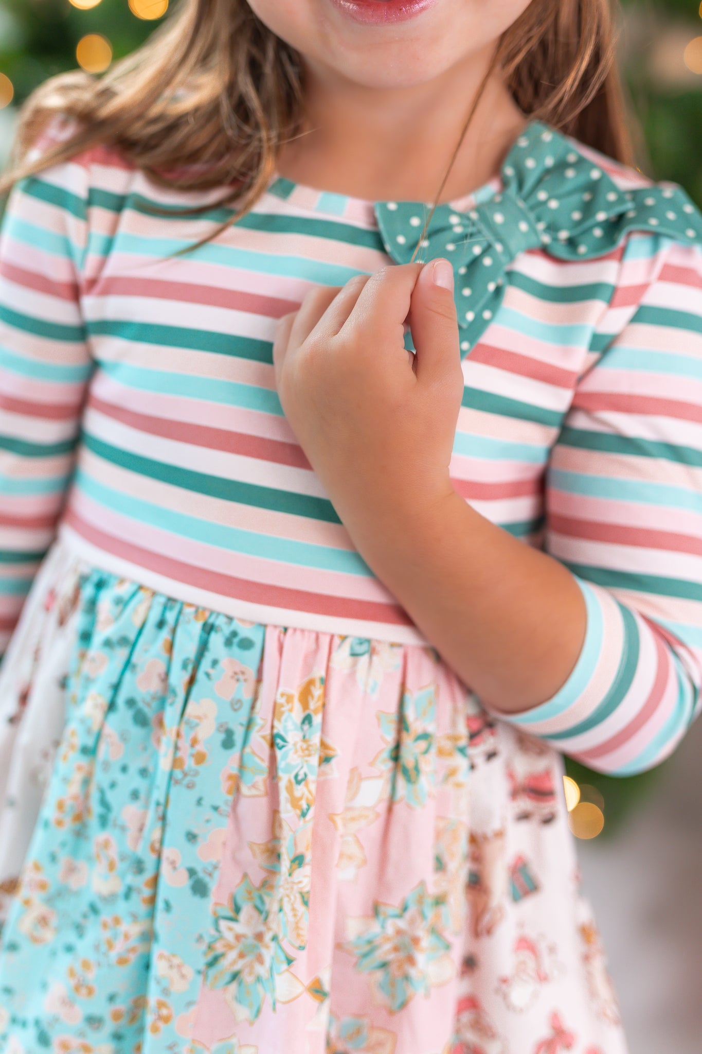 Santas Sugarplum Panel Dress (Pre-Order)