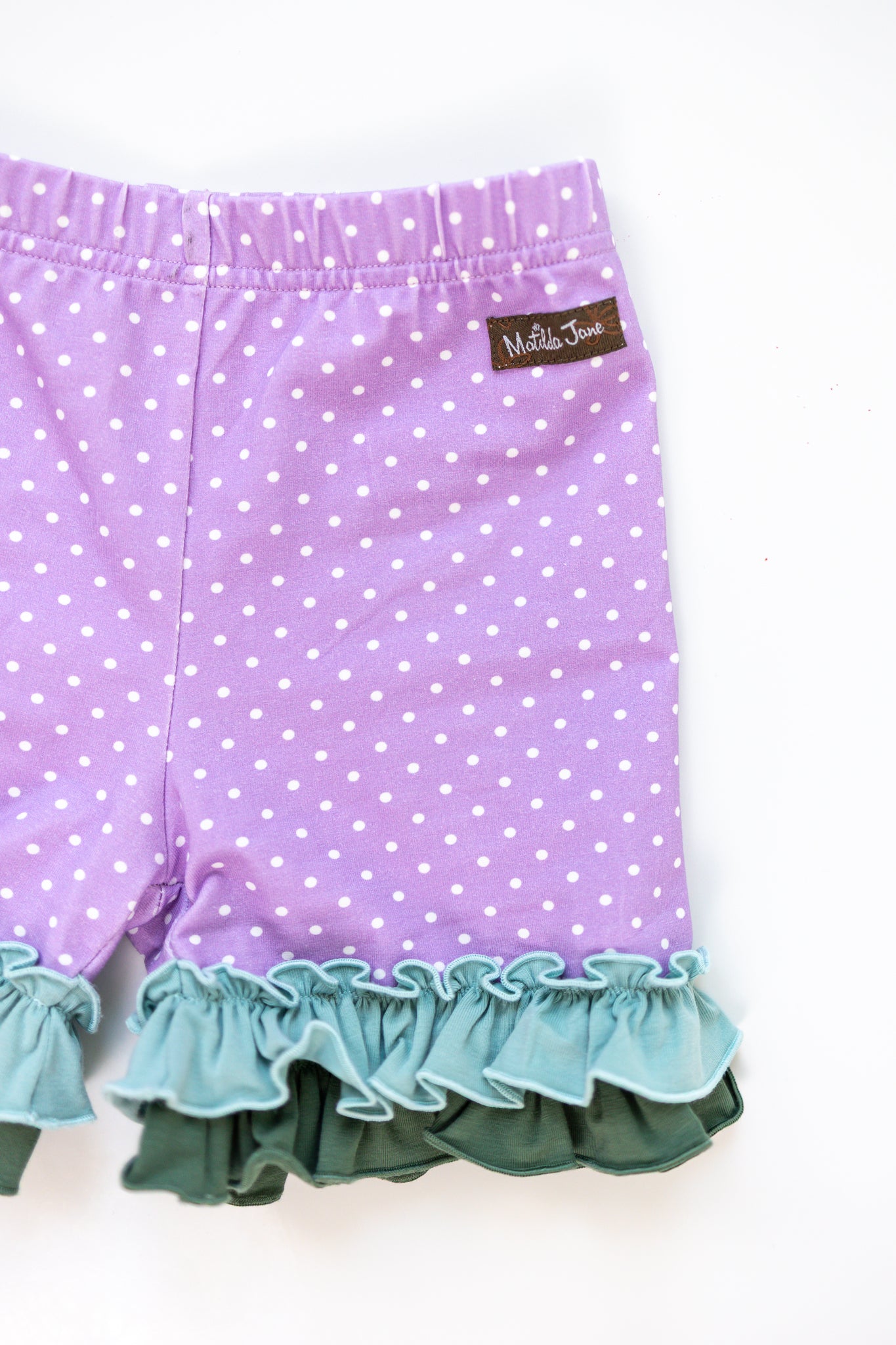 Spotted Sunshine Ruffle Shorties