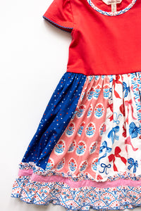 Once Upon A Flag Panel Dress (Pre-Order)