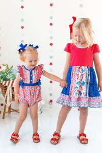 Once Upon A Flag Panel Dress (Pre-Order)
