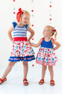 Bows Over America Ruffle Dress (Pre-Order)