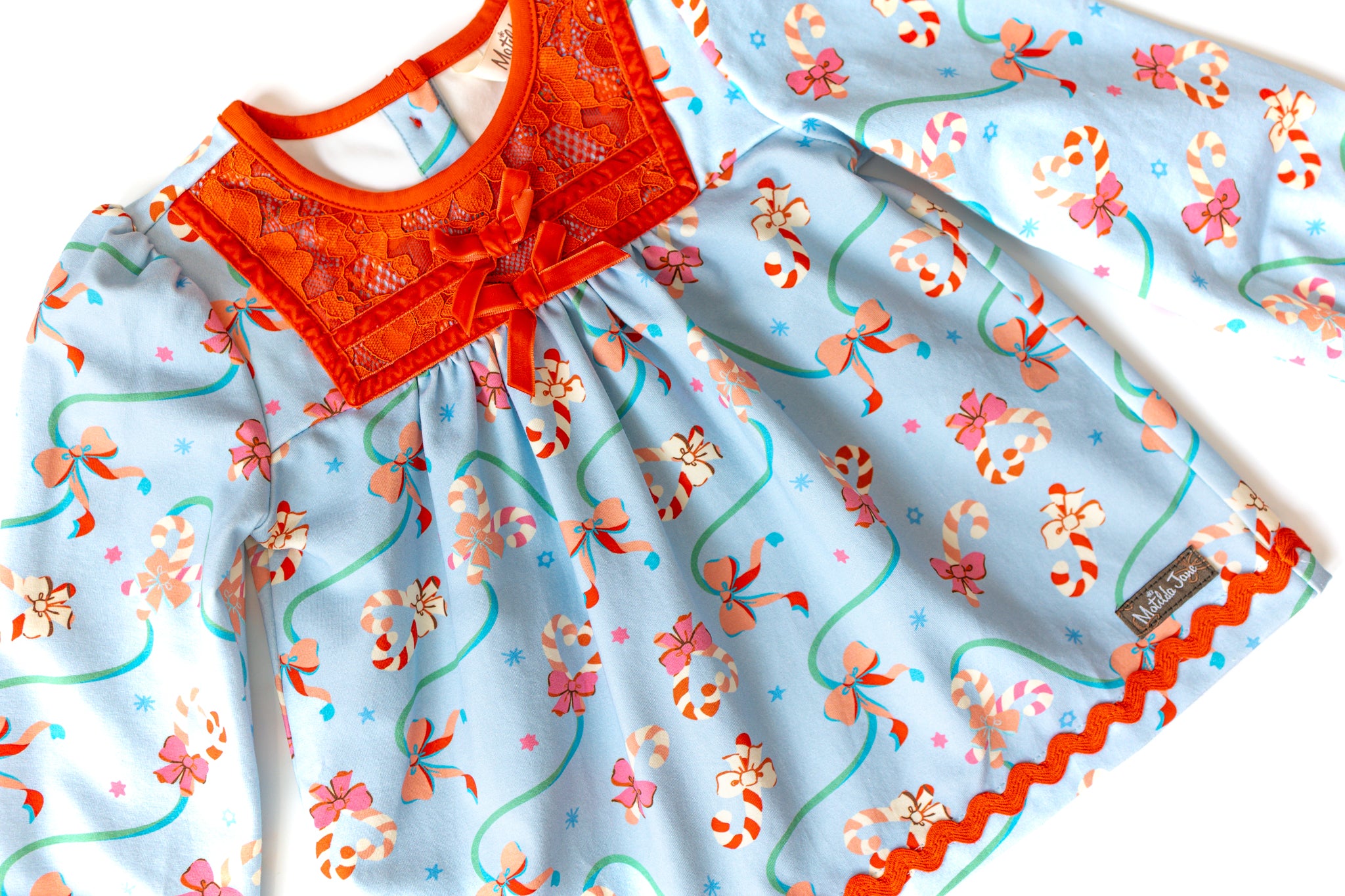 Candy Cane Lane Lace Tunic – Matilda Jane Clothing