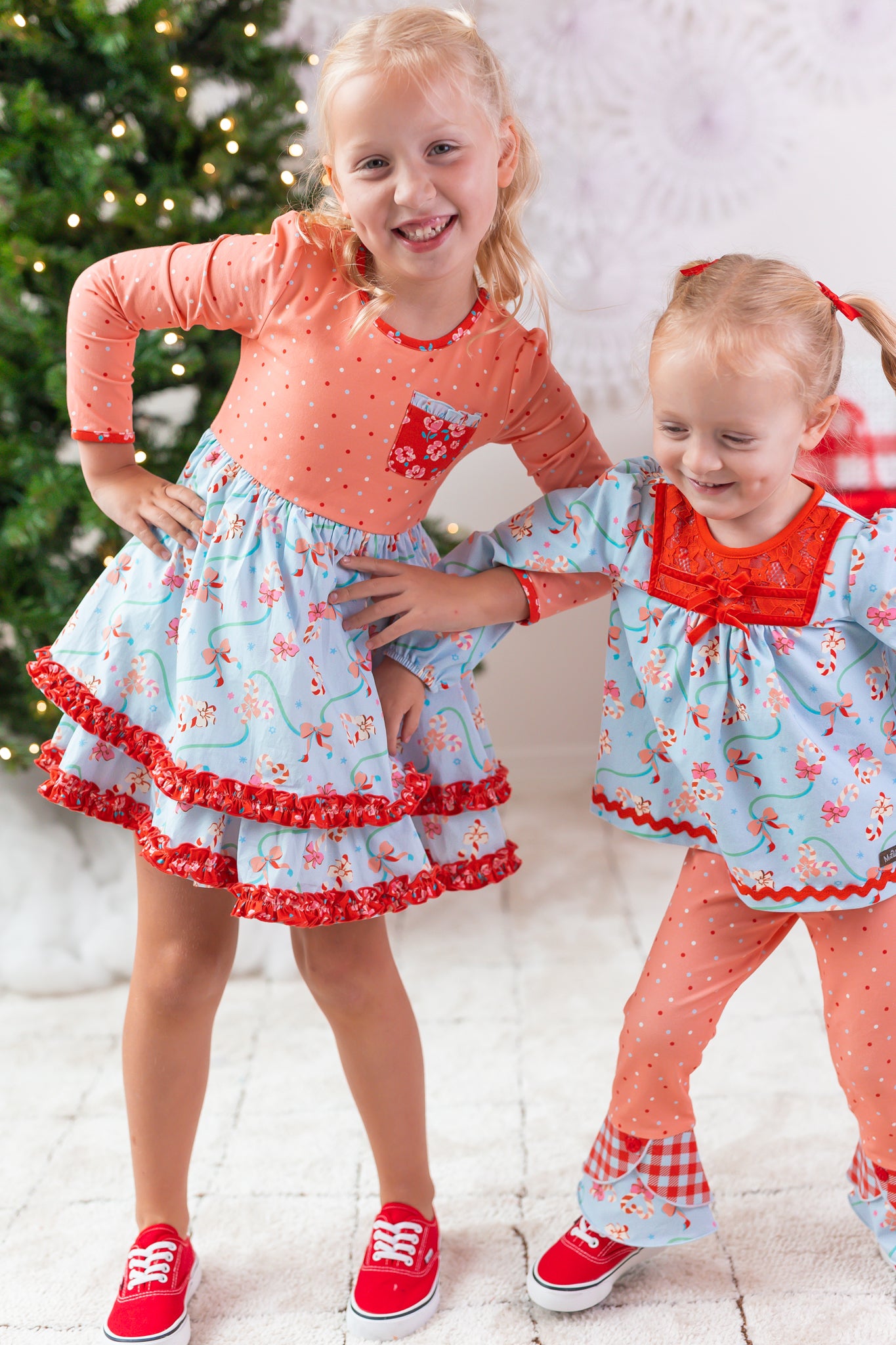 Candy Cane Lane Ruffle Dress – Matilda Jane Clothing