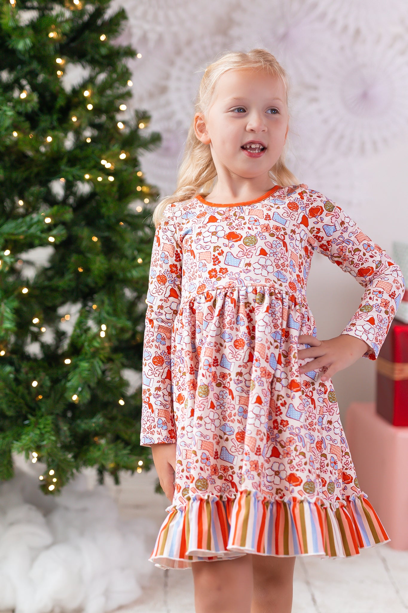 Stocking Shuffle Lap Dress  (Pre-Order)