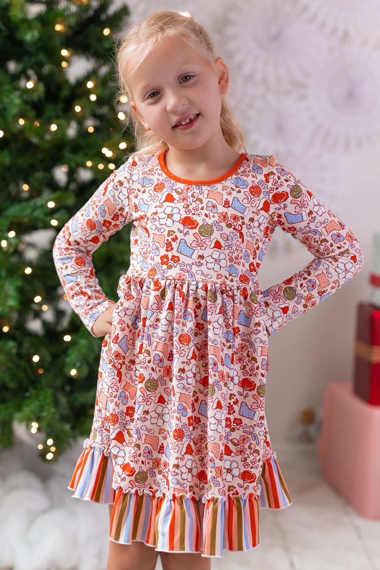 Stocking Shuffle Lap Dress  (Pre-Order)