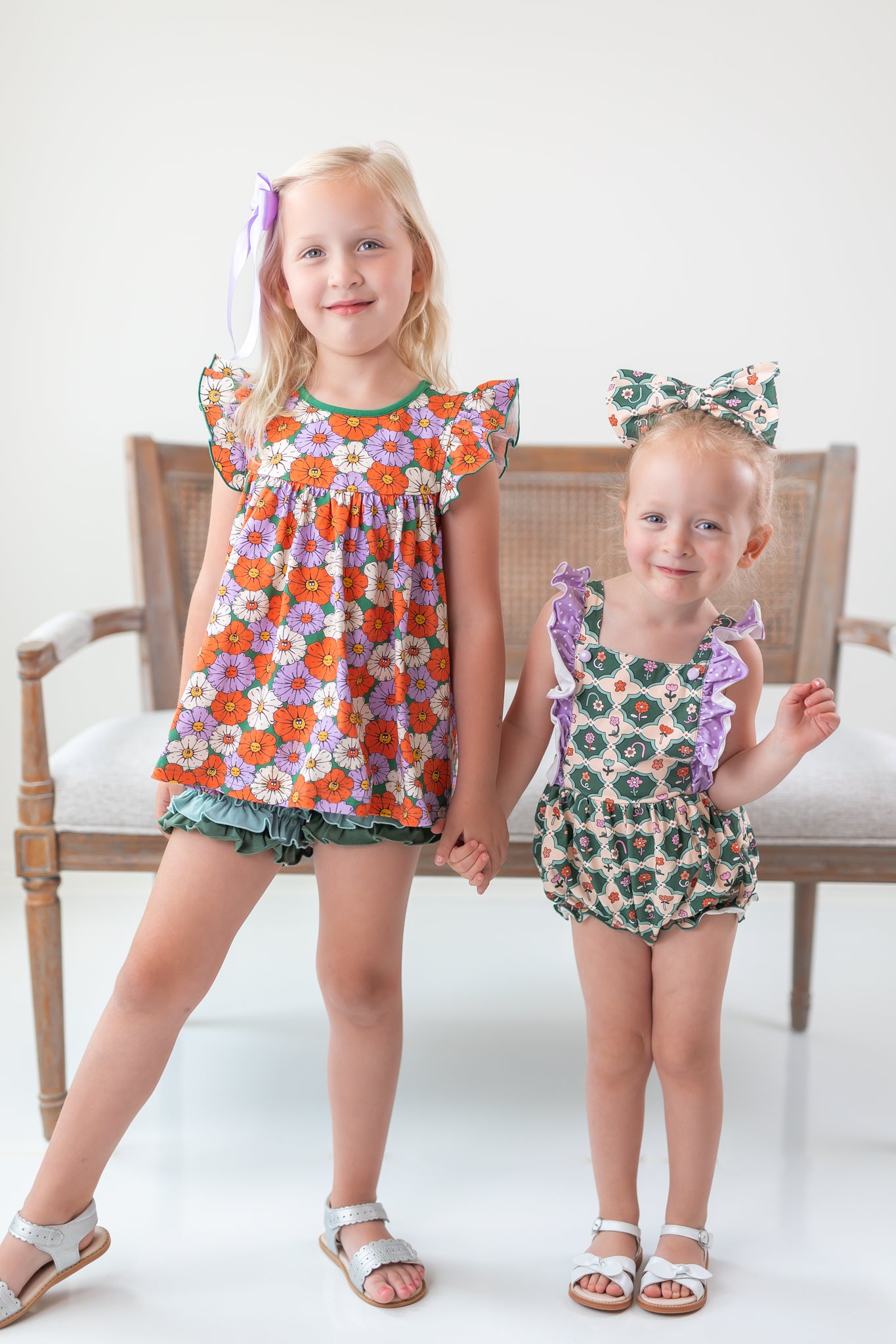 Spotted Sunshine Ruffle Shorties