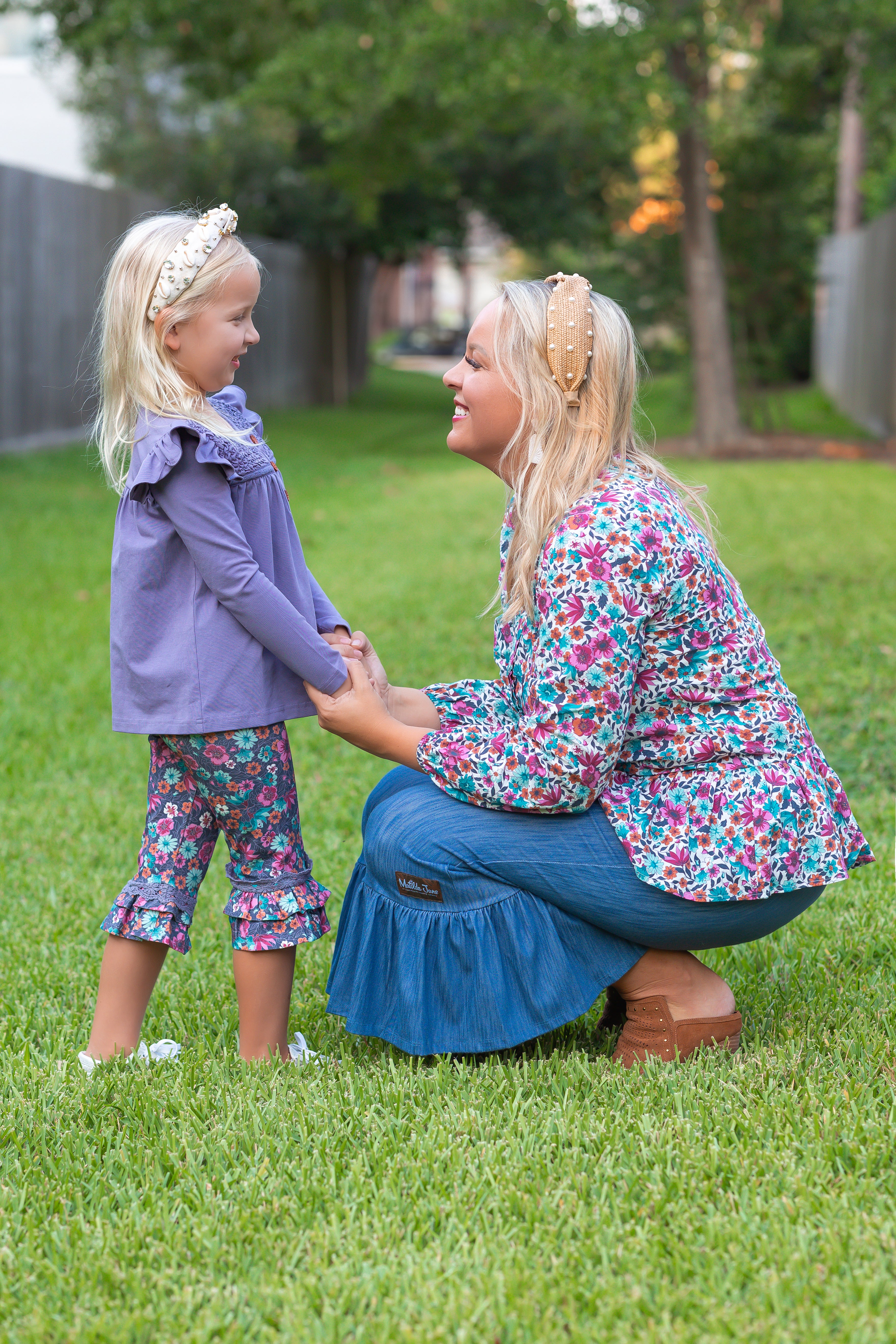 Enchanted Berry Bliss Big Ruffles Leggings (PRE-ORDER)