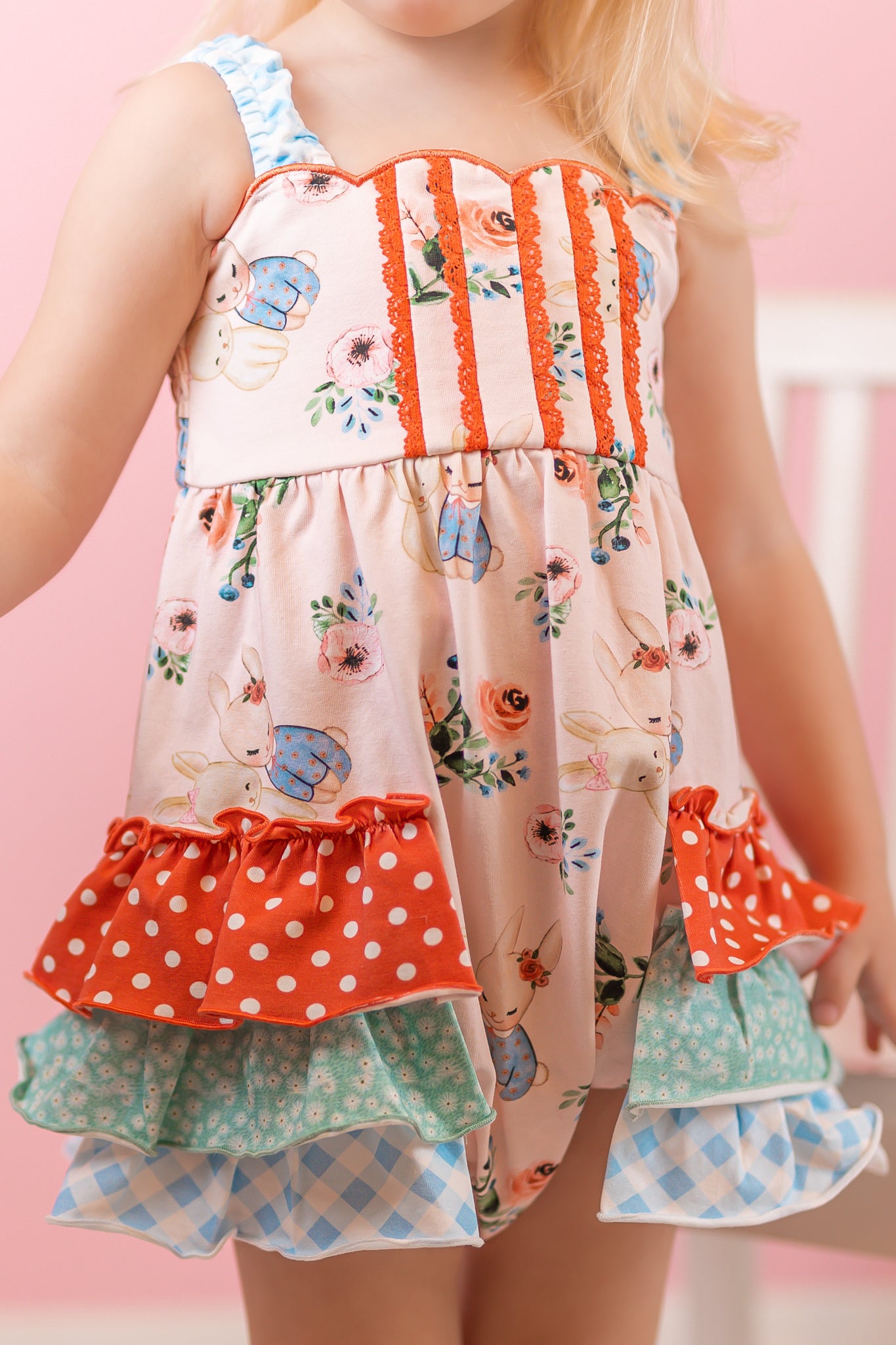 Some Bunny Loves You Bubble Romper (Pre-Order)