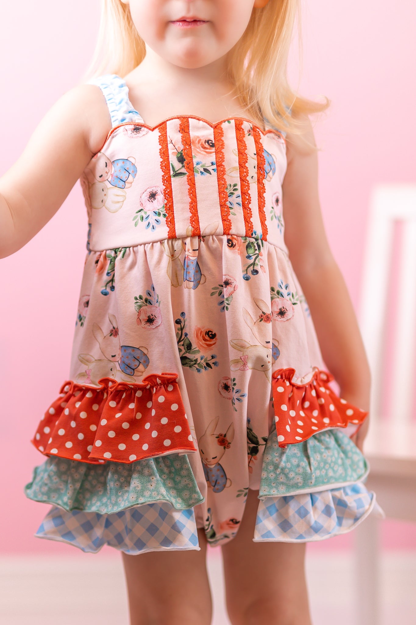 Some Bunny Loves You Bubble Romper (Pre-Order)