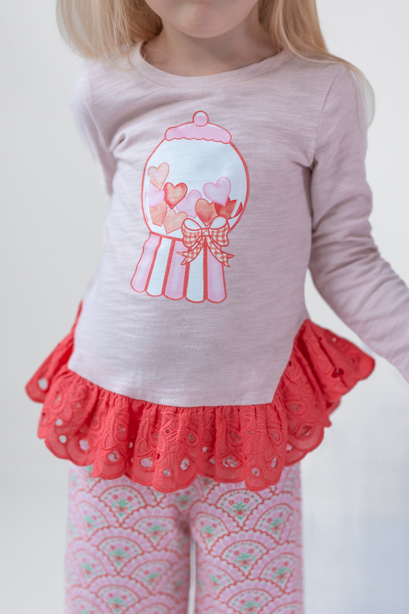 Model is wearing a size 2T