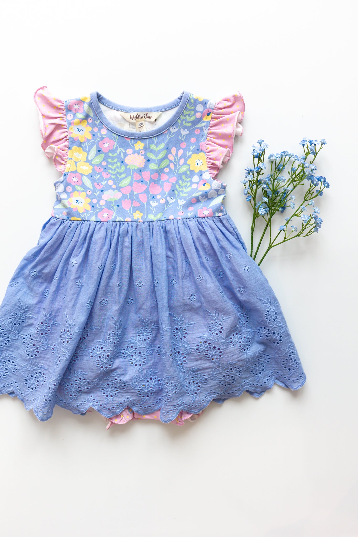 Sapphire Serenade Bubble Romper (Pre-Order)