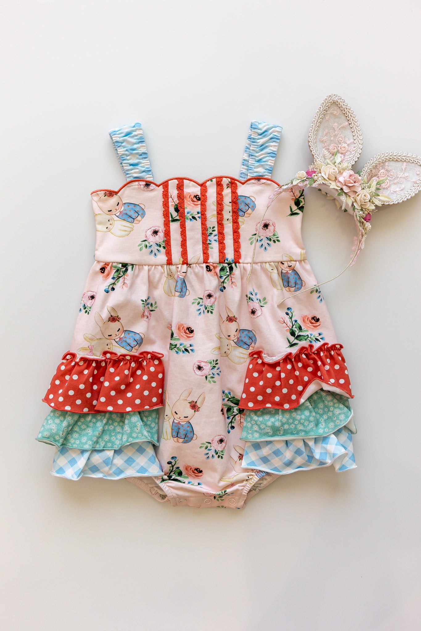 Some Bunny Loves You Bubble Romper (Pre-Order)