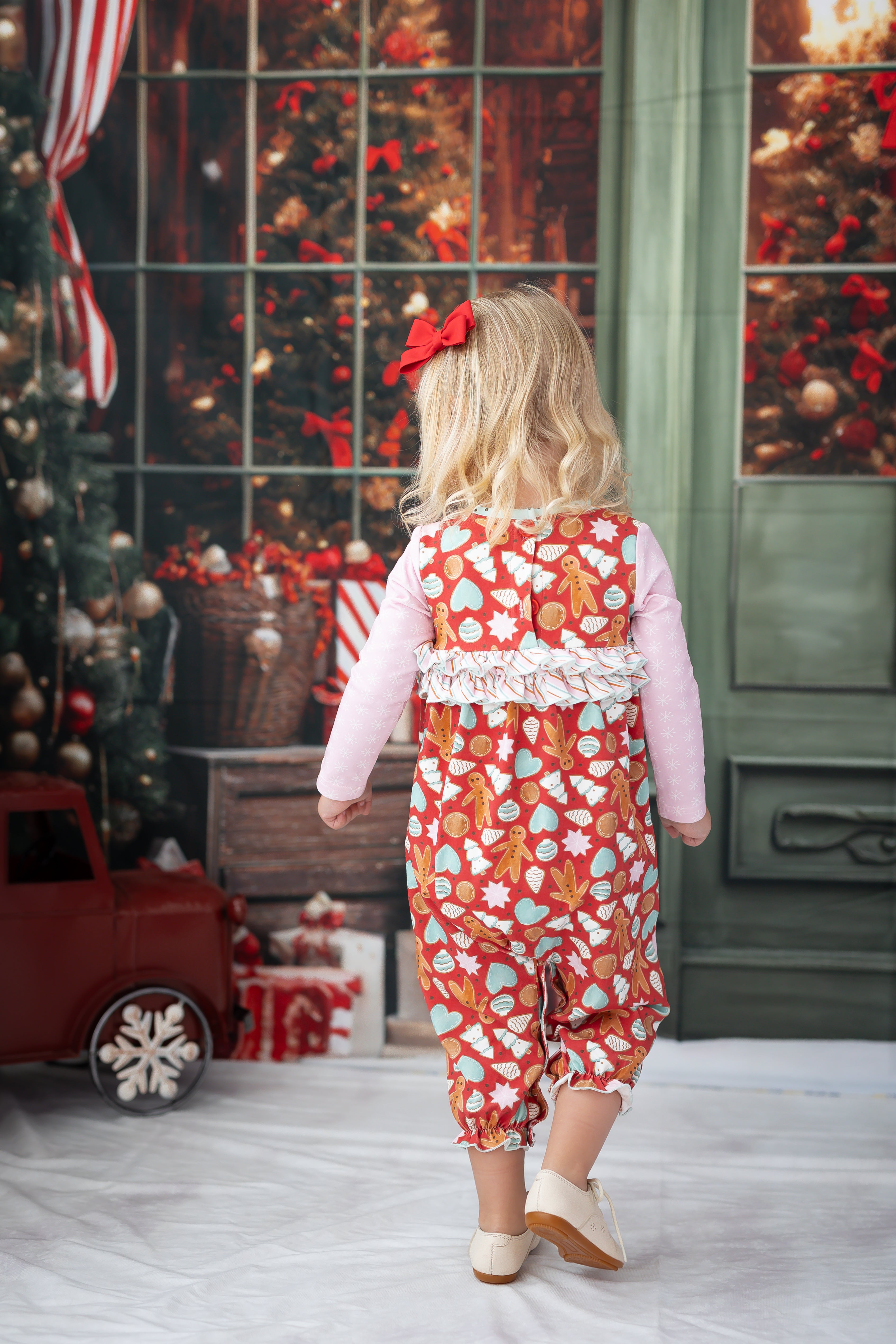 Merry Gingerbread Moments Romper (Pre-Order)