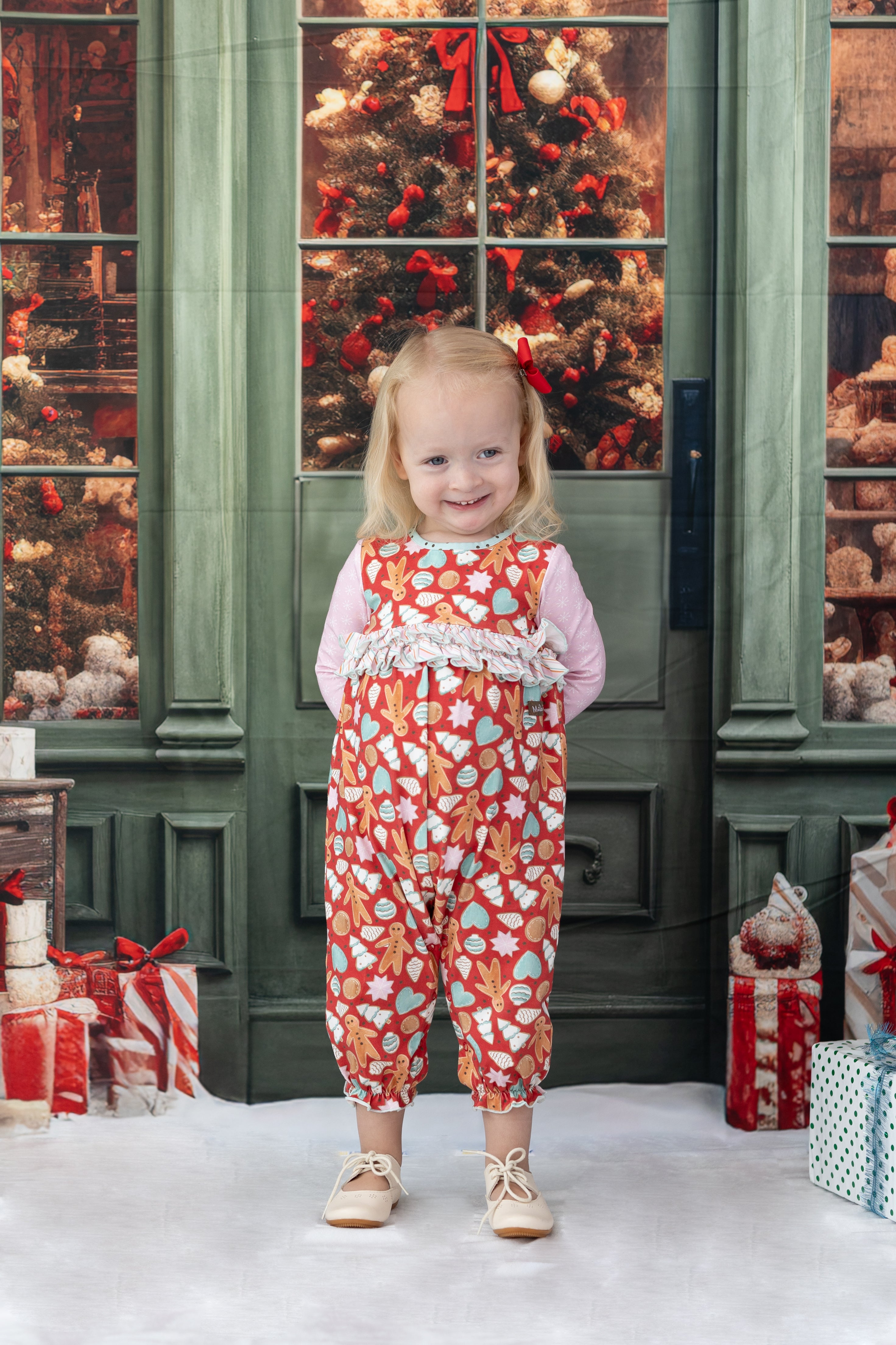 Merry Gingerbread Moments Romper (Pre-Order)